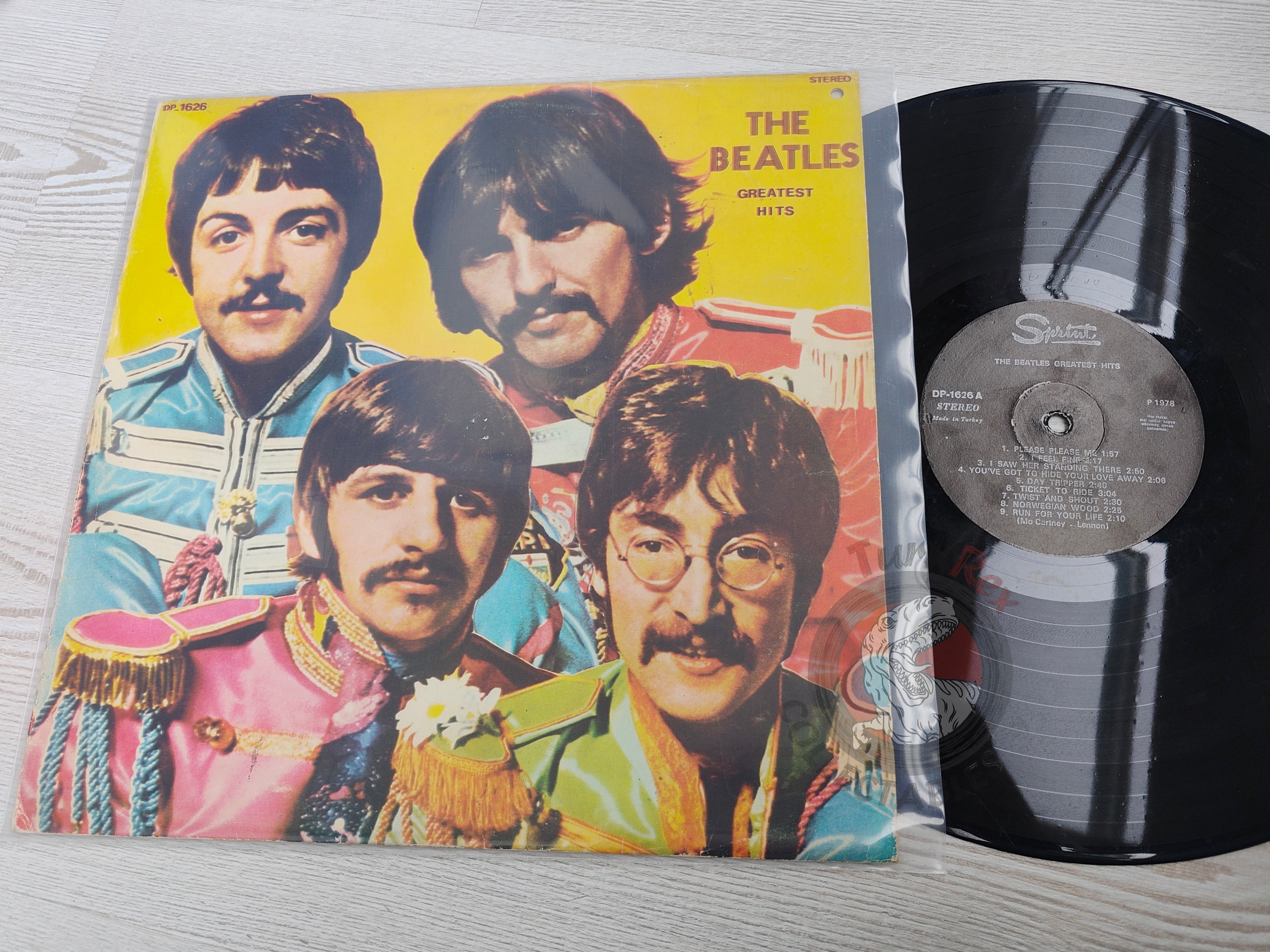 Beatles - Greatest Hits Turkish Pressing Vinyl Turkey Edition Colored