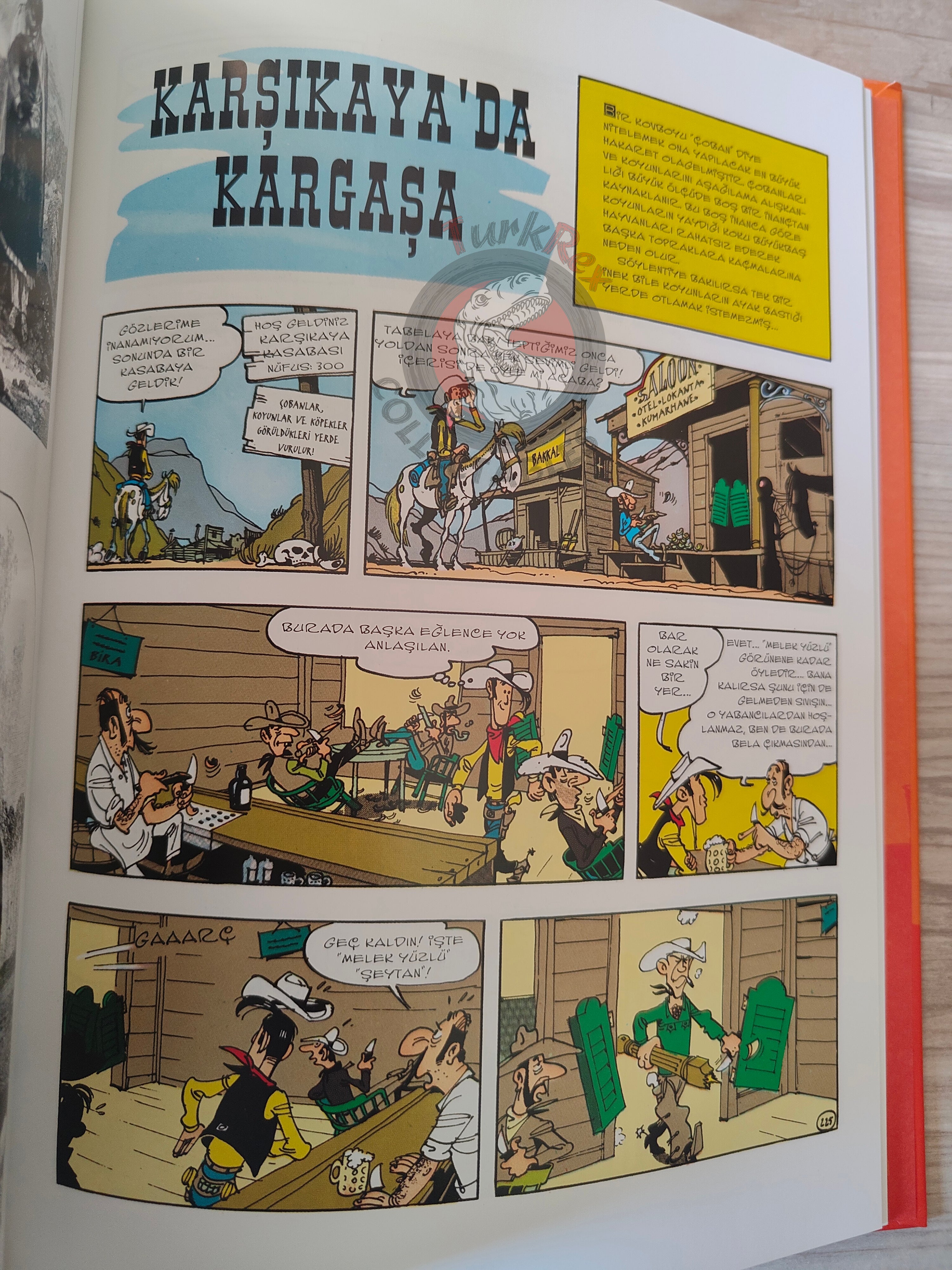 Lucky Luke – L'integrale #2 Turkish Comic Turkey Sous le Ciel de l'Ouest