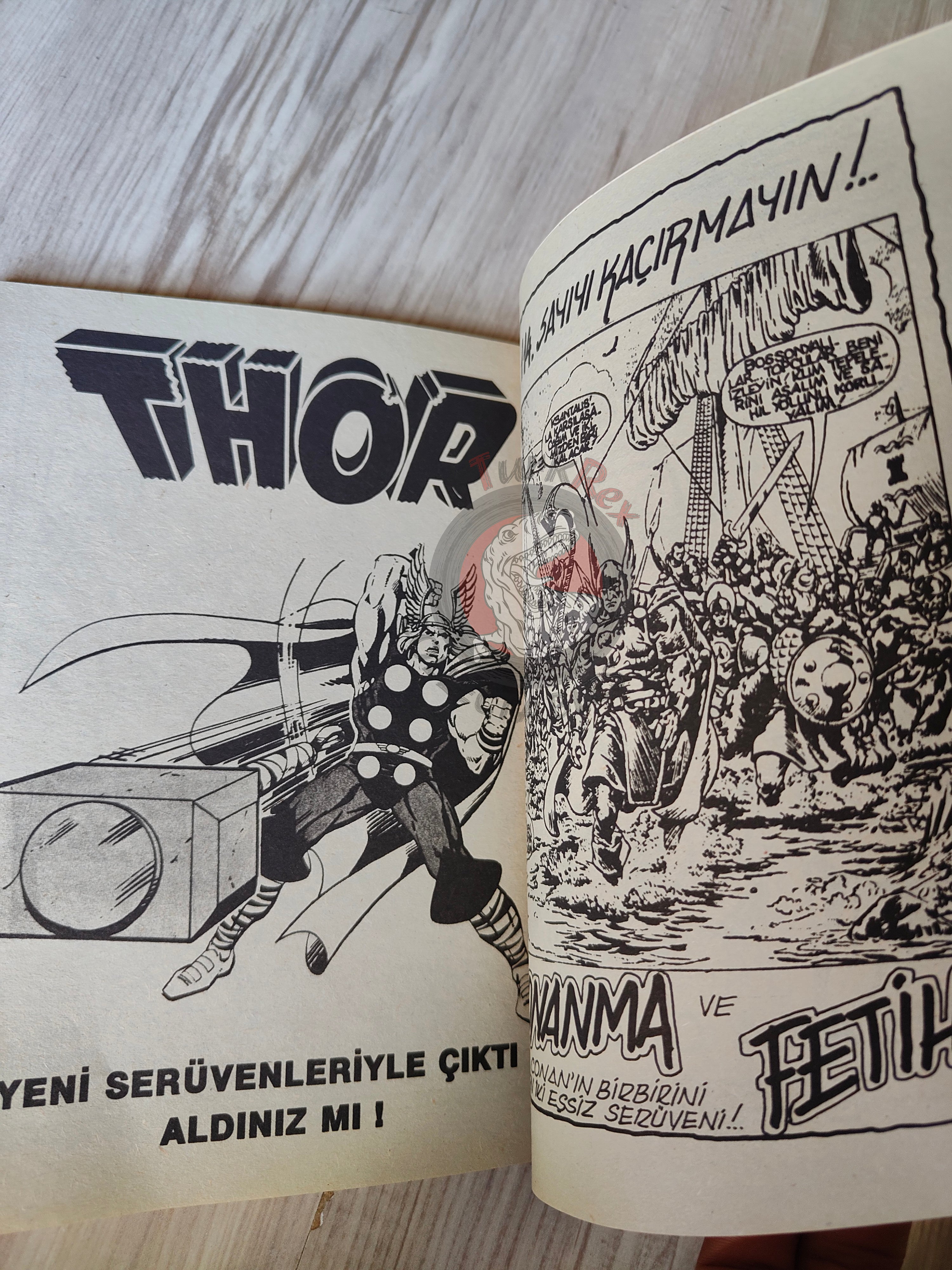 Tintin – The Blue Lotus mid 1980s Turkish Edition Comic Turkey 1