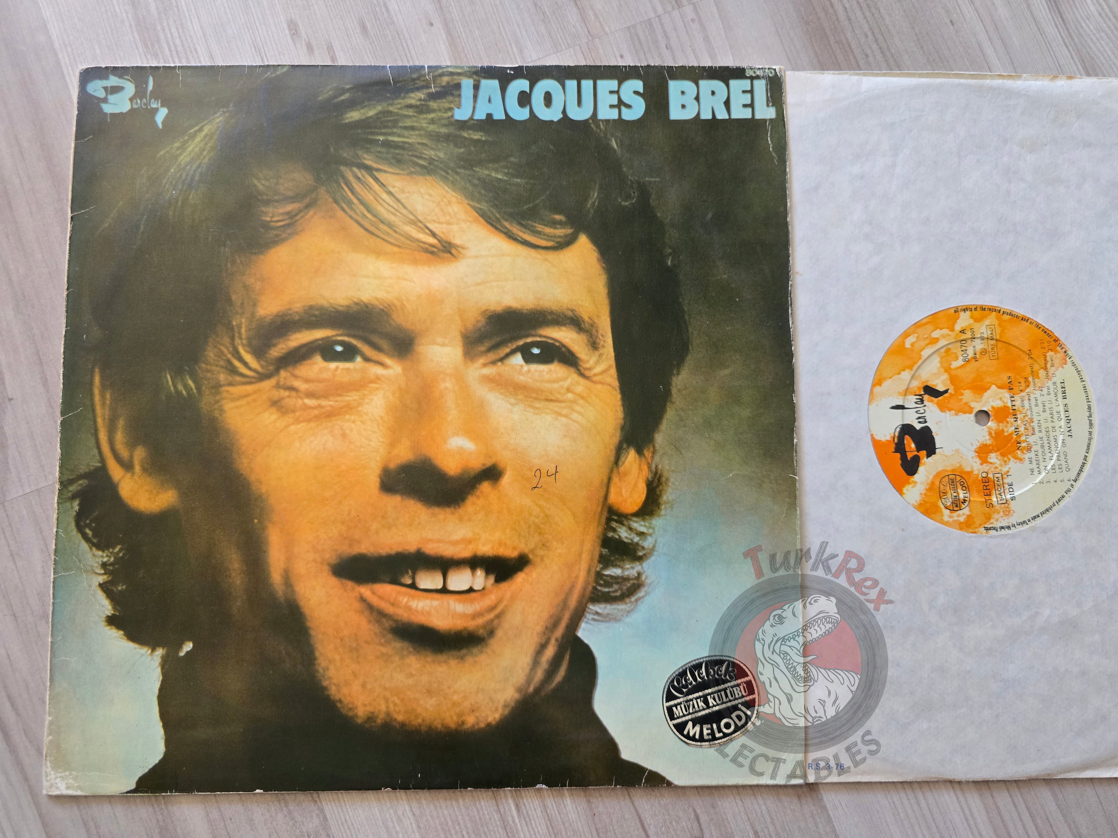 Jacques Brel – Ne Me Quitte Pas Turkish Pressing Vinyl Turkey Edition