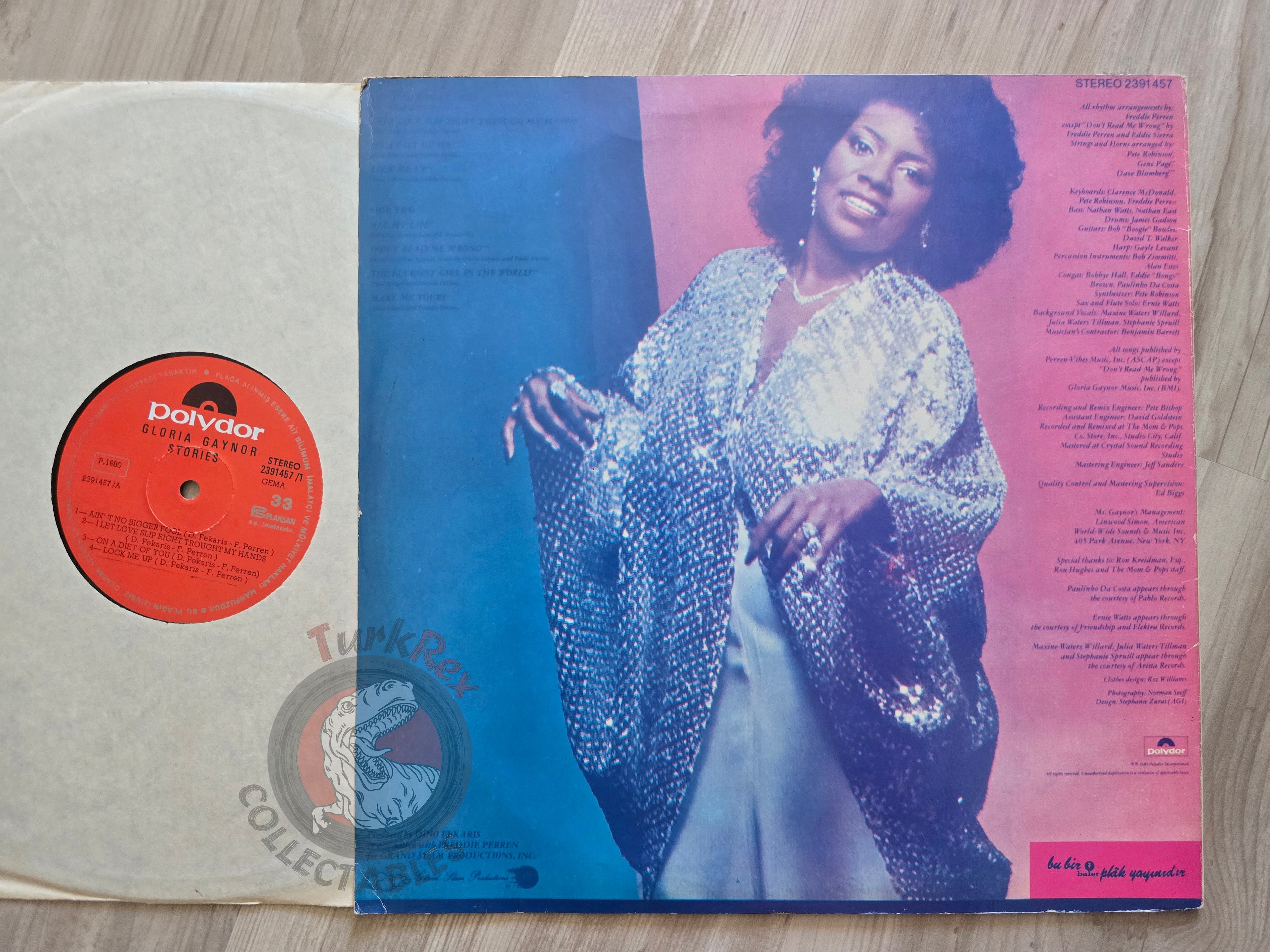 Gloria Gaynor – Stories Turkish Pressing Vinyl Turkey Edition