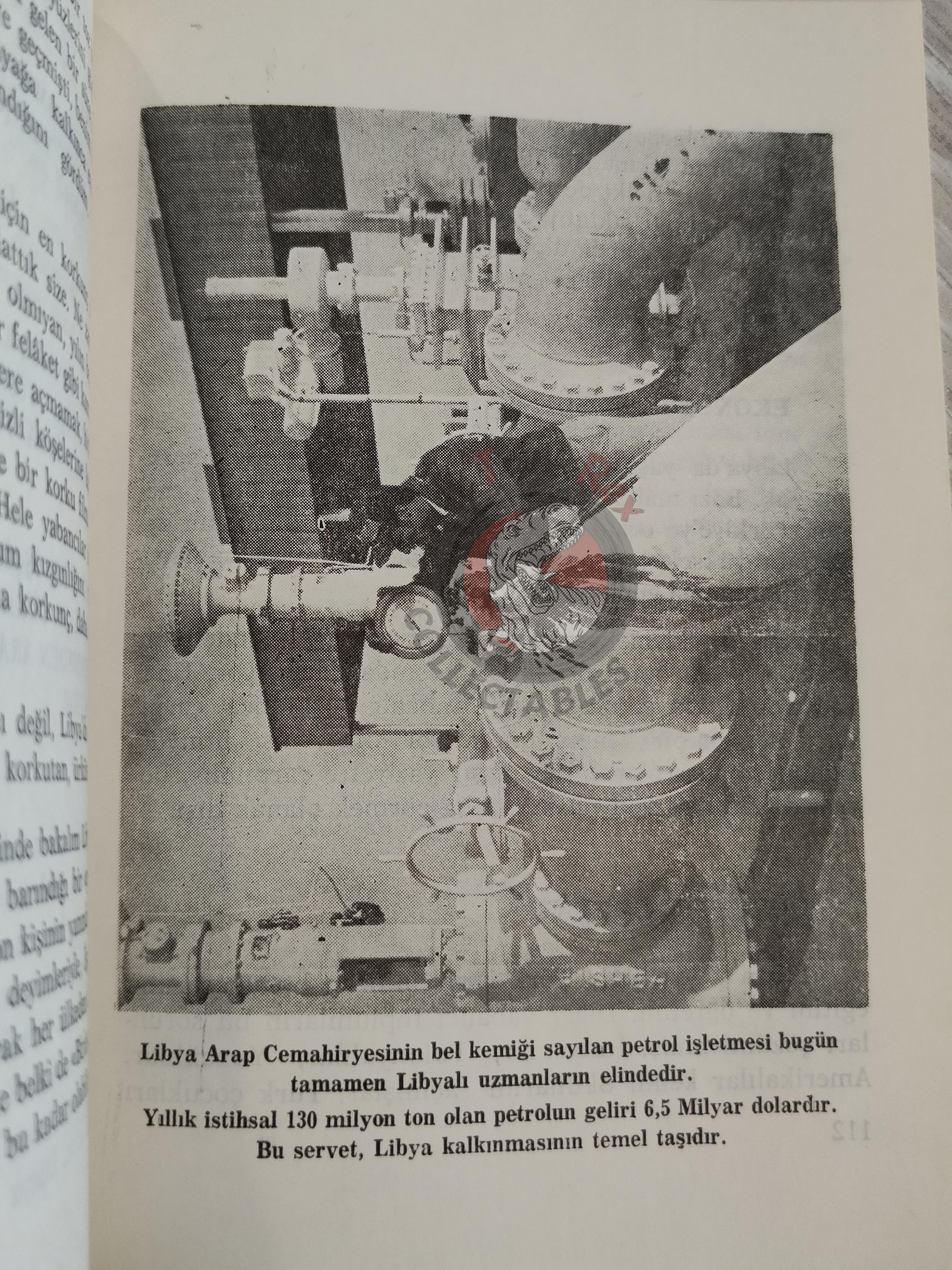 Muammer Kaddafi Libya Propaganda 1978 Turkish Book Turkey Gaddafi Interviews