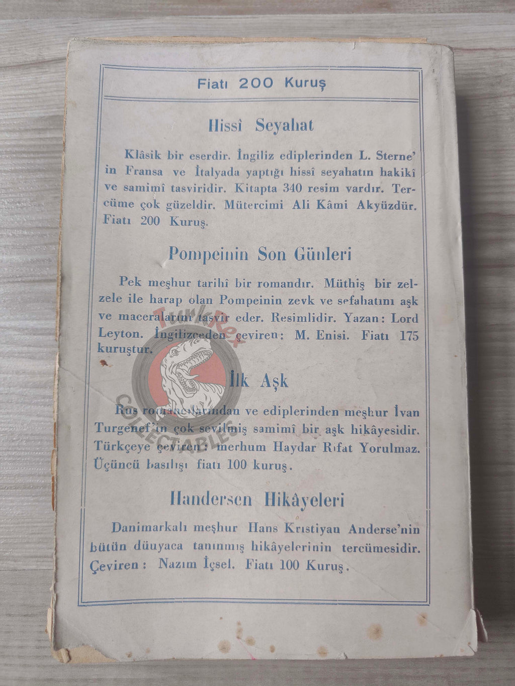 Charles Dickens –  David Copperfield 1948 1st Illustrated Turkish Book Turkey