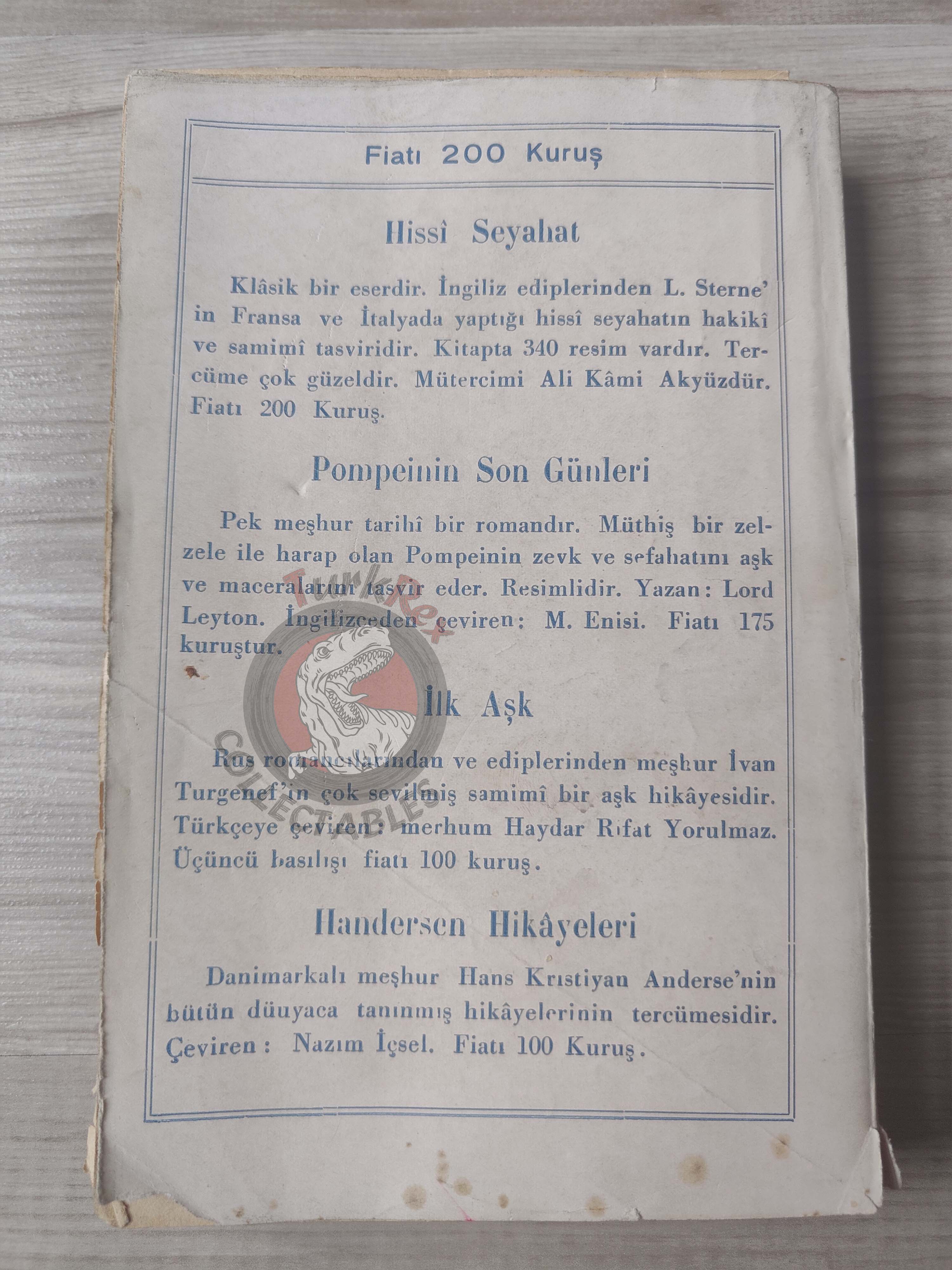 Charles Dickens –  David Copperfield 1948 1st Illustrated Turkish Book Turkey
