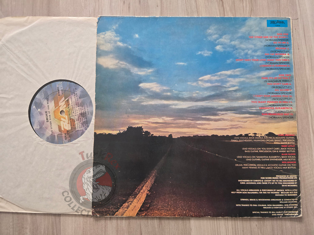 Smokie – The Other Side Of The Road Turkish Pressing Vinyl Turkey Edition