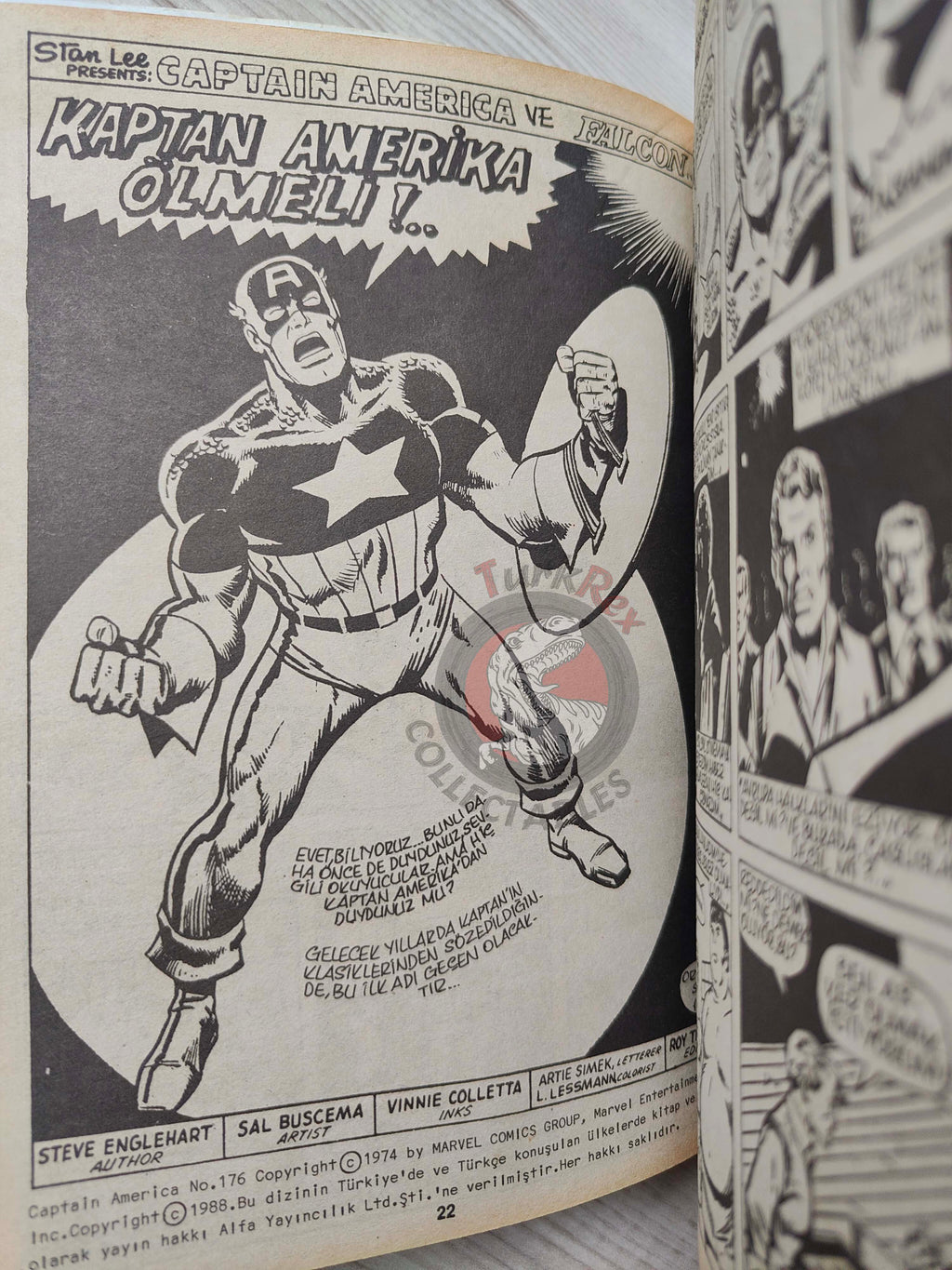 Captain America – Volume 3 1989 Turkish Comic Turkey Thor