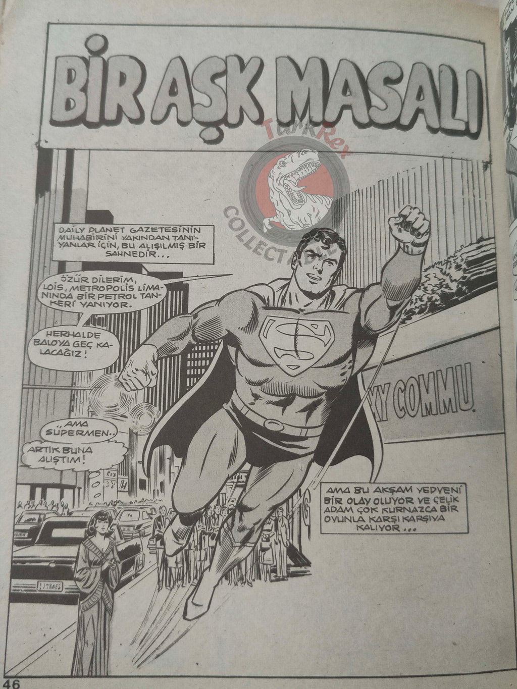 Superman Vol #44 1993 Turkish Comic Turkey #379 #362 #289 DC Comics Presents #64