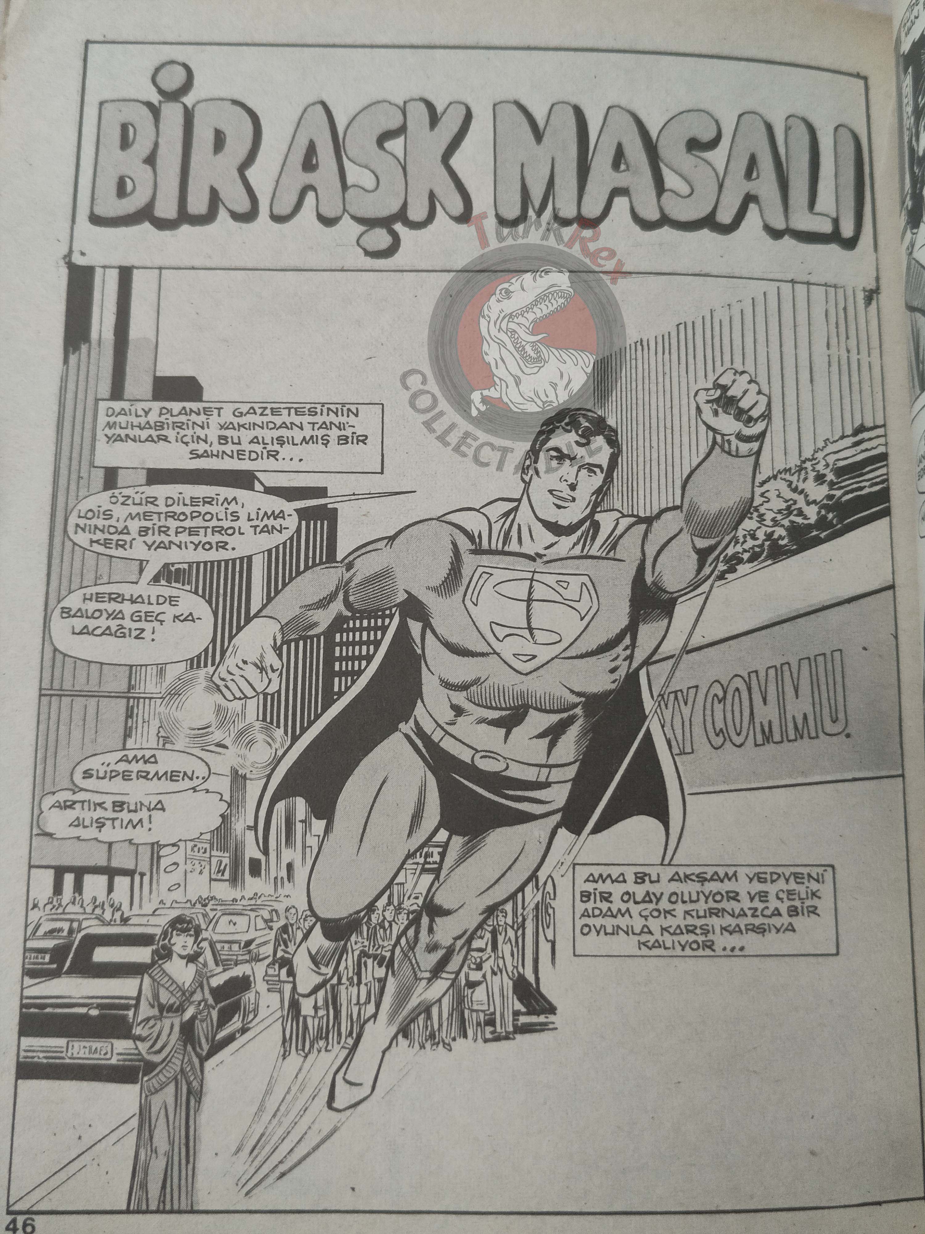 Superman Vol #44 1993 Turkish Comic Turkey #379 #362 #289 DC Comics Presents #64