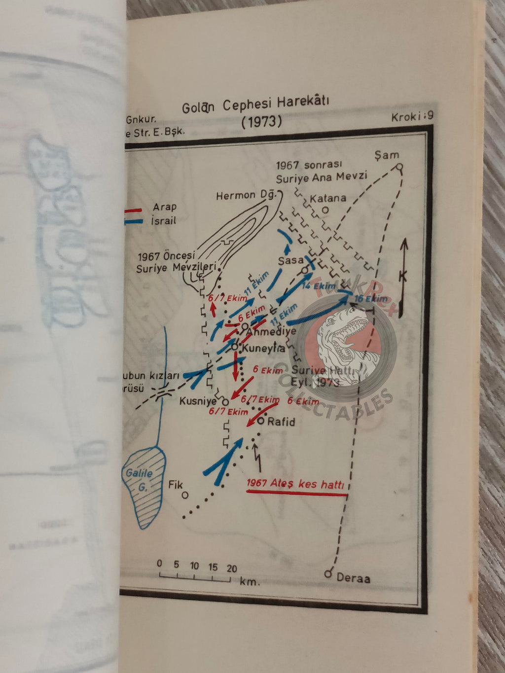 Arab Israeli Conflict Wars 1979 Turkish Book Turkey with Maps Military Israel Middle East