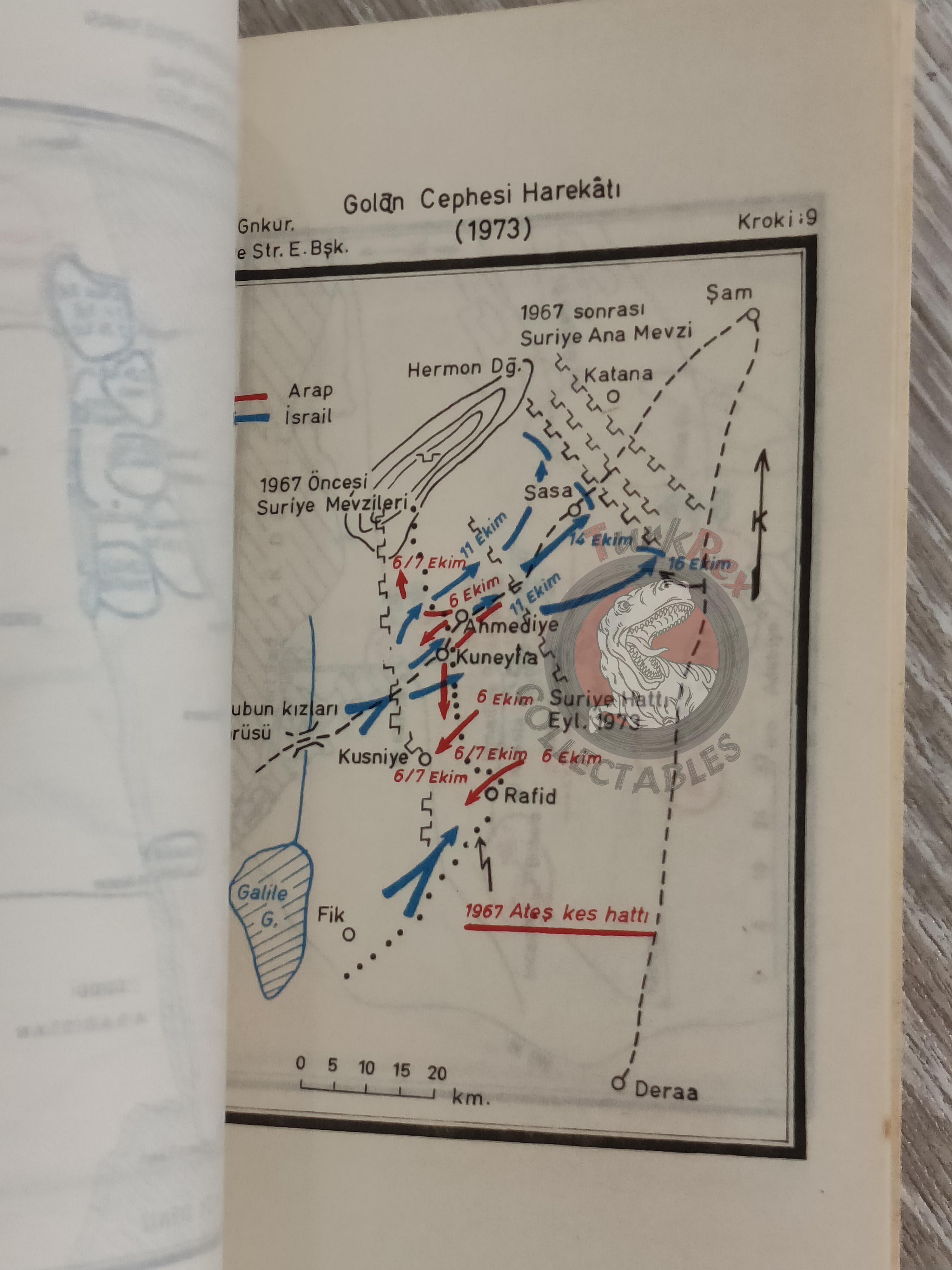 Arab Israeli Conflict Wars 1979 Turkish Book Turkey with Maps Military Israel Middle East