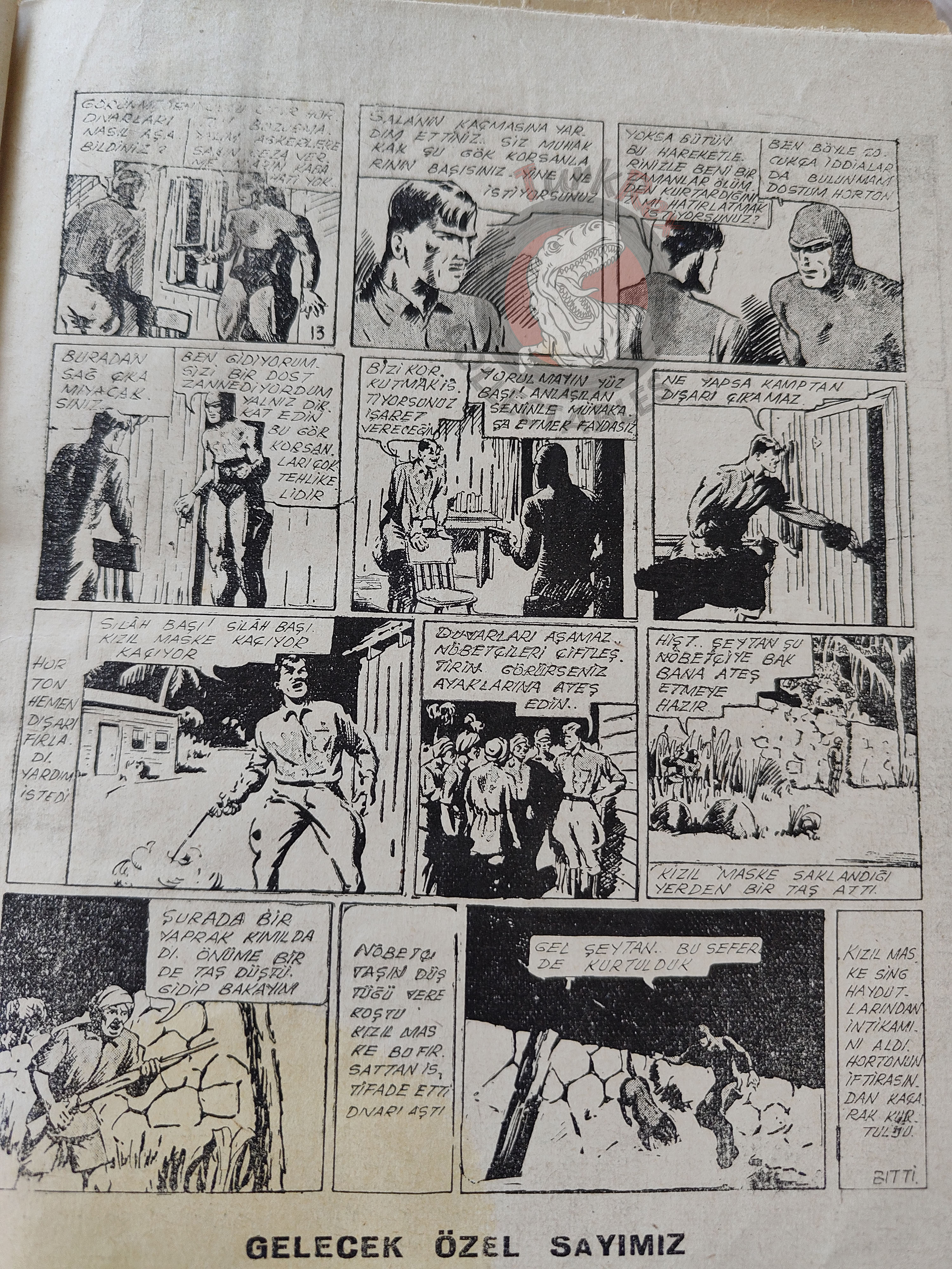 The Phantom 1944 The Singh Brotherhood / The Sky Band Turkish Comic Turkey