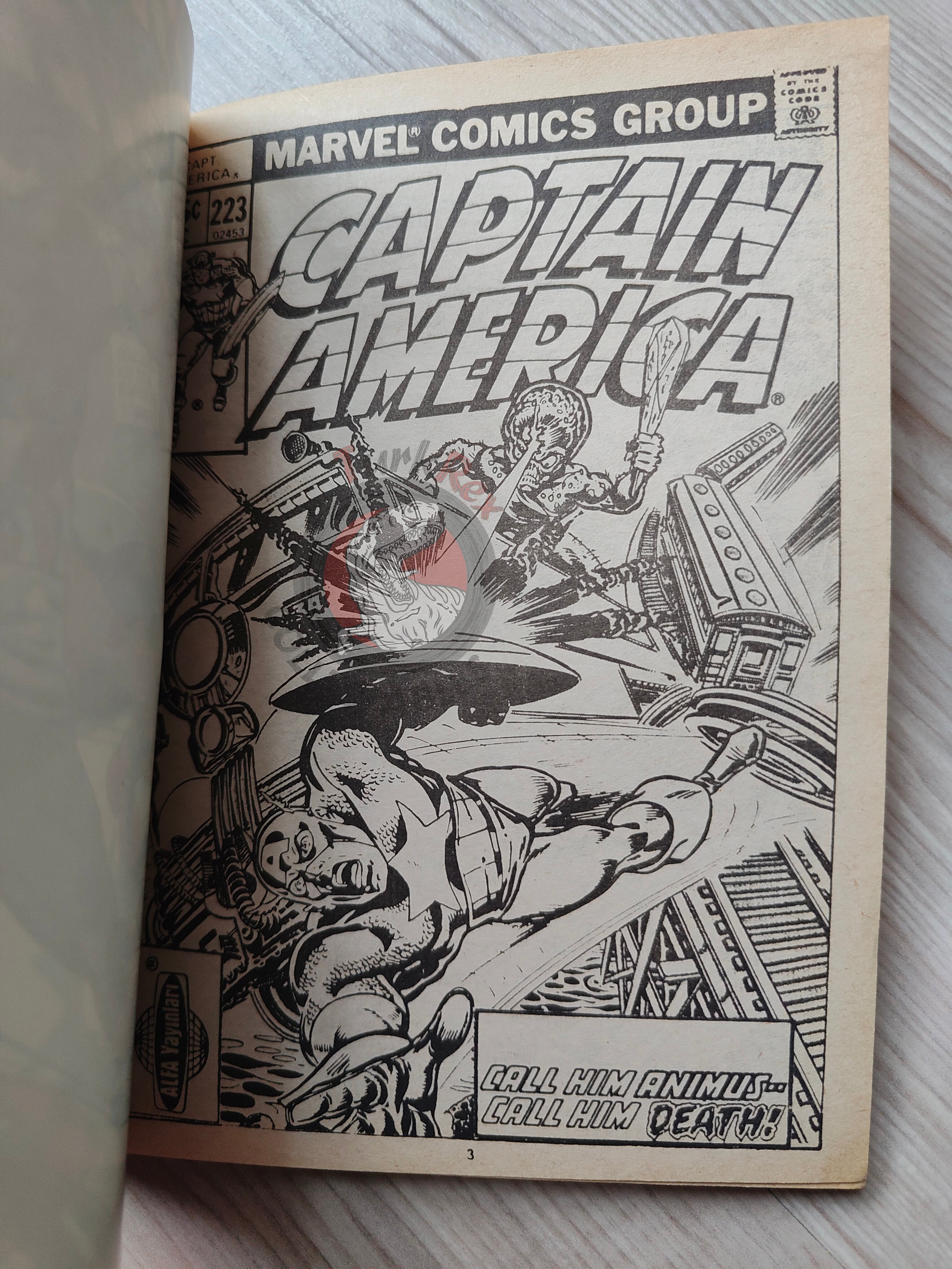 Captain America – Volume 9 1989 Turkish Comic Turkey Falcon