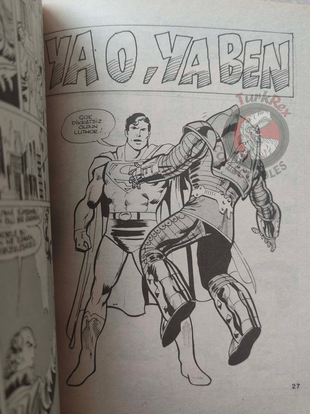 Superman Vol #32 1992 Turkish Comic Turkey Action Comics #528 The Man of Steel #1