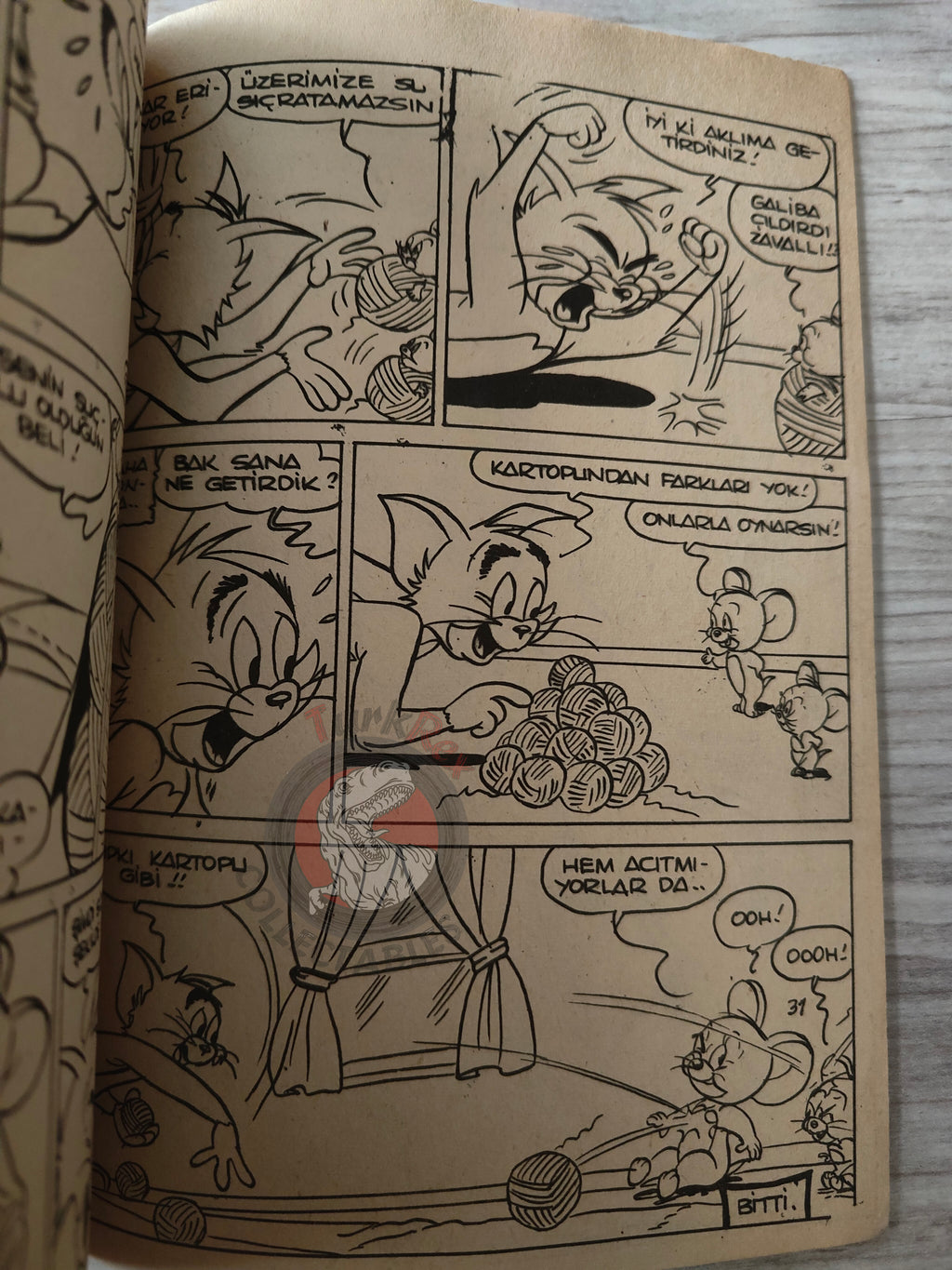 Lucky Luke #3 Les Cousins Dalton 1973 Turkish Comic Turkey Tom and Jerry