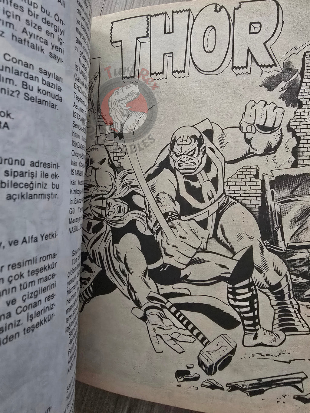 Thor Vol #2 1987 Turkish Comic Turkey The Mighty Thor #188–196 cover #180