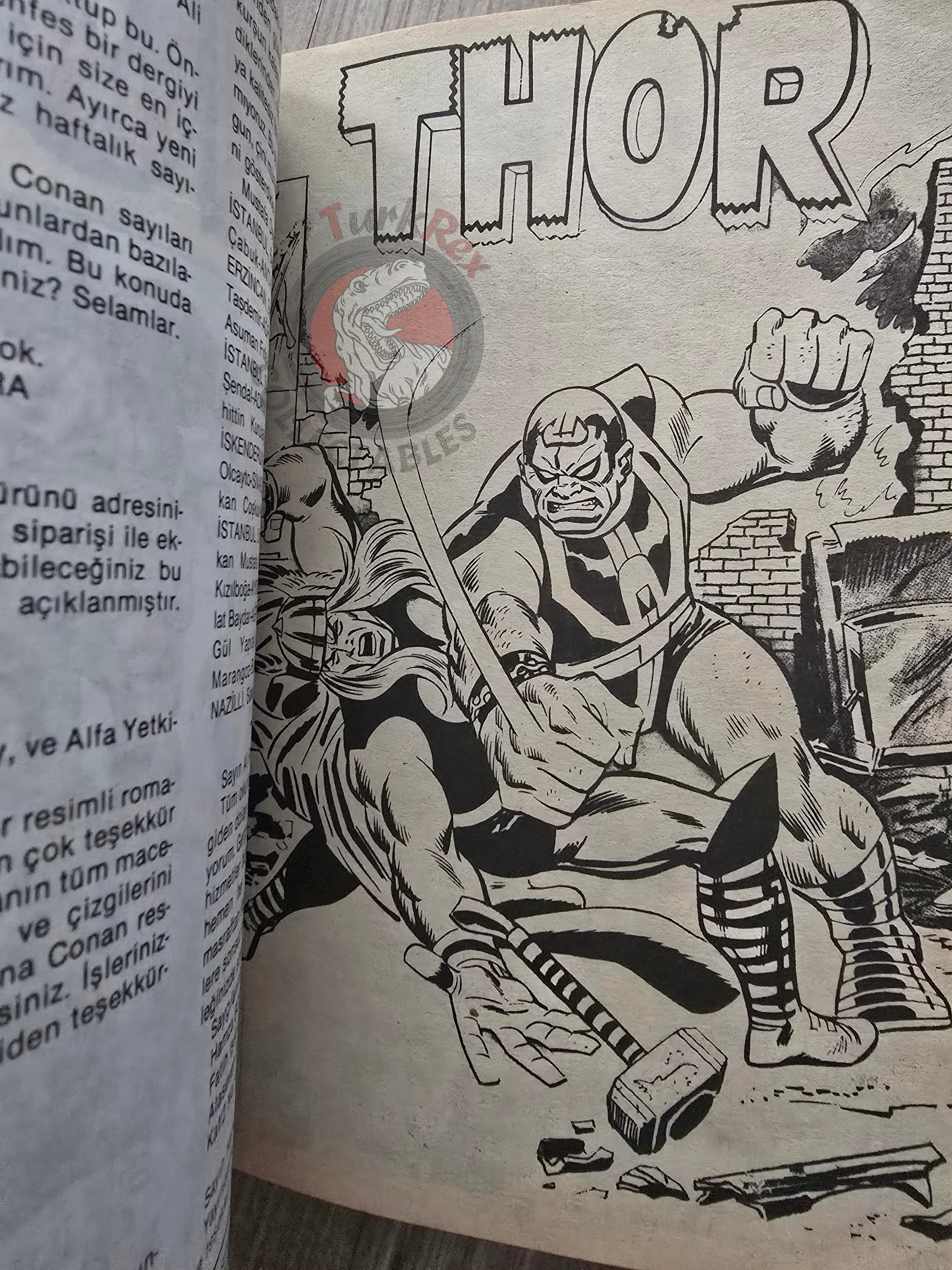 Thor Vol #2 1987 Turkish Comic Turkey The Mighty Thor #188–196 cover #180