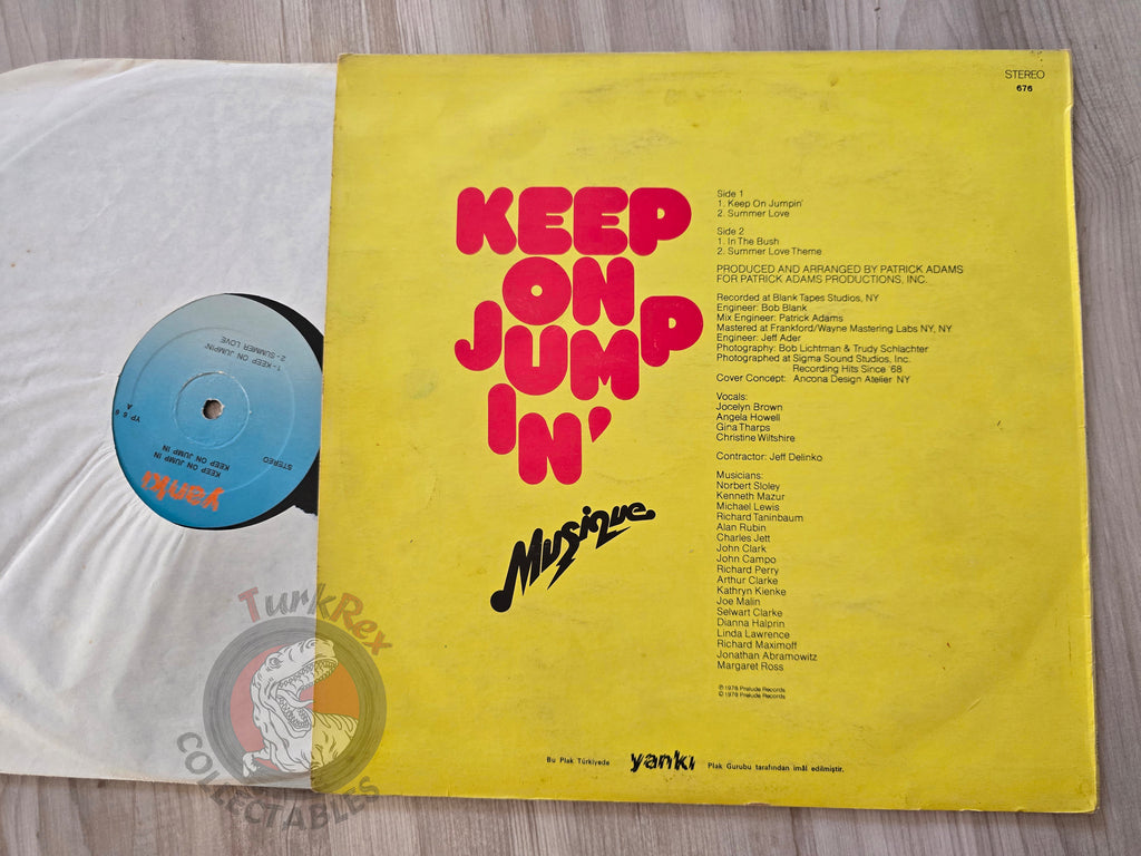 Musique – Keep On Jumpin' Turkish Pressing Vinyl Turkey Edition