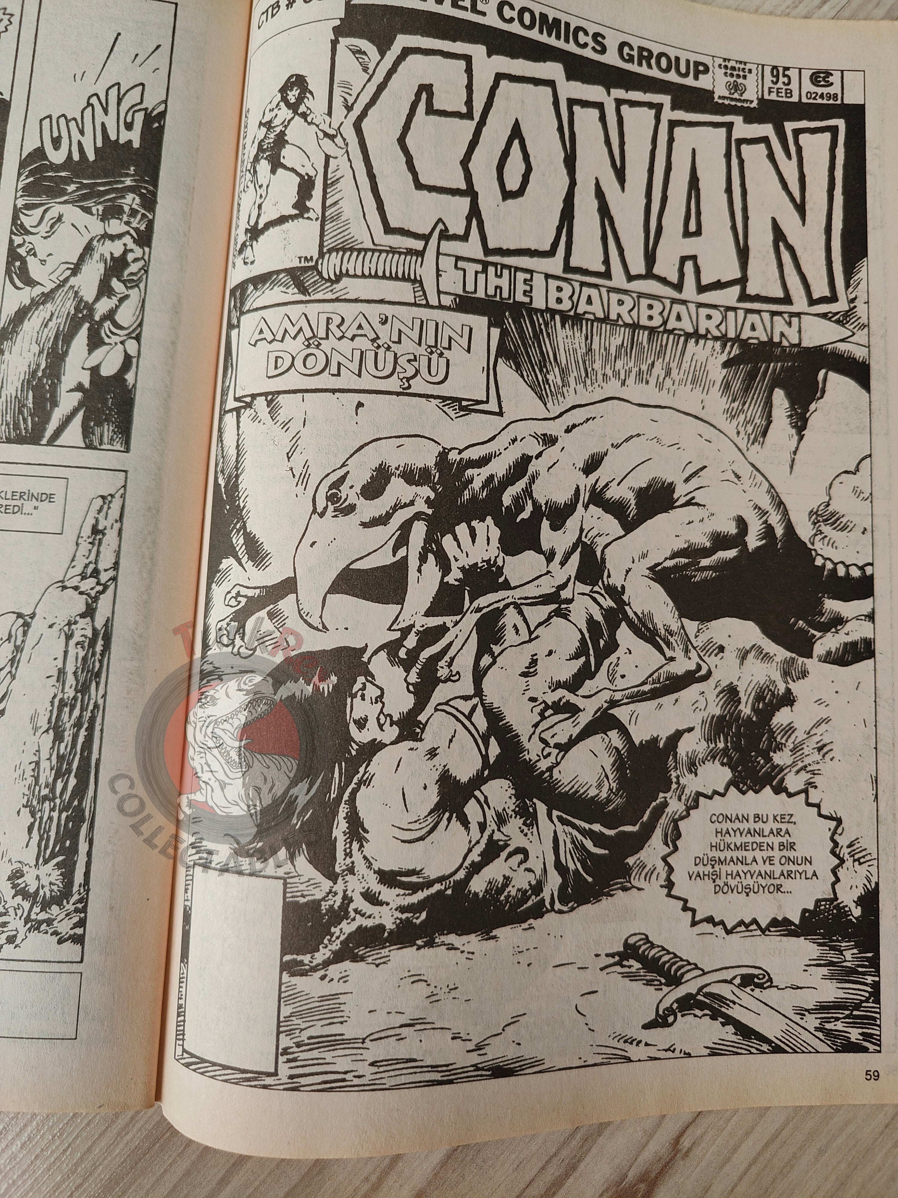 Conan The Barbarian #10 2001 Turkish Comic Turkey #92 #93 #94 #95
