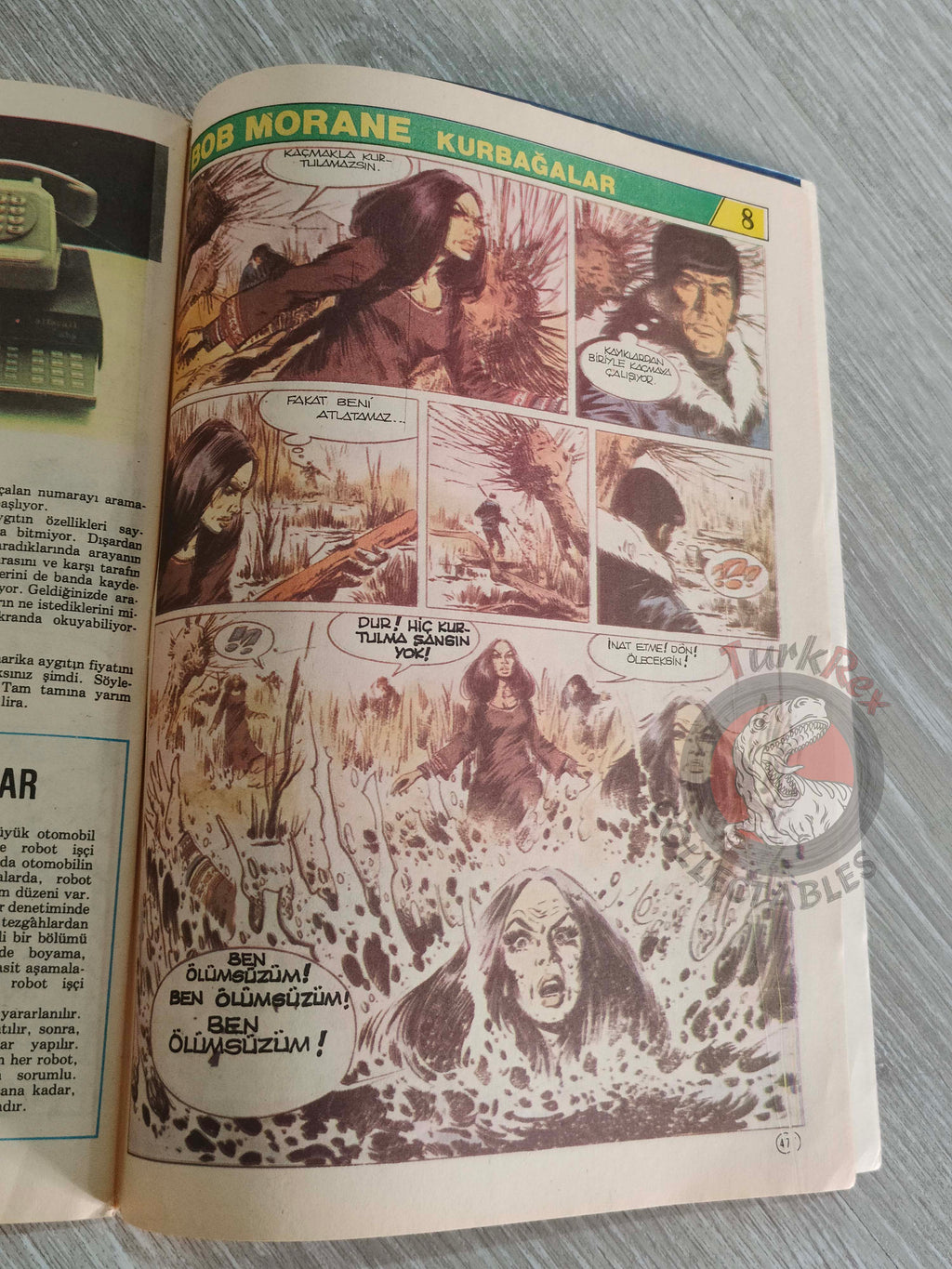 Milliyet Çocuk #7 1984 Turkish Comic Turkey Alice In Wonderland l'étalon noir Bob Morane Massagran
