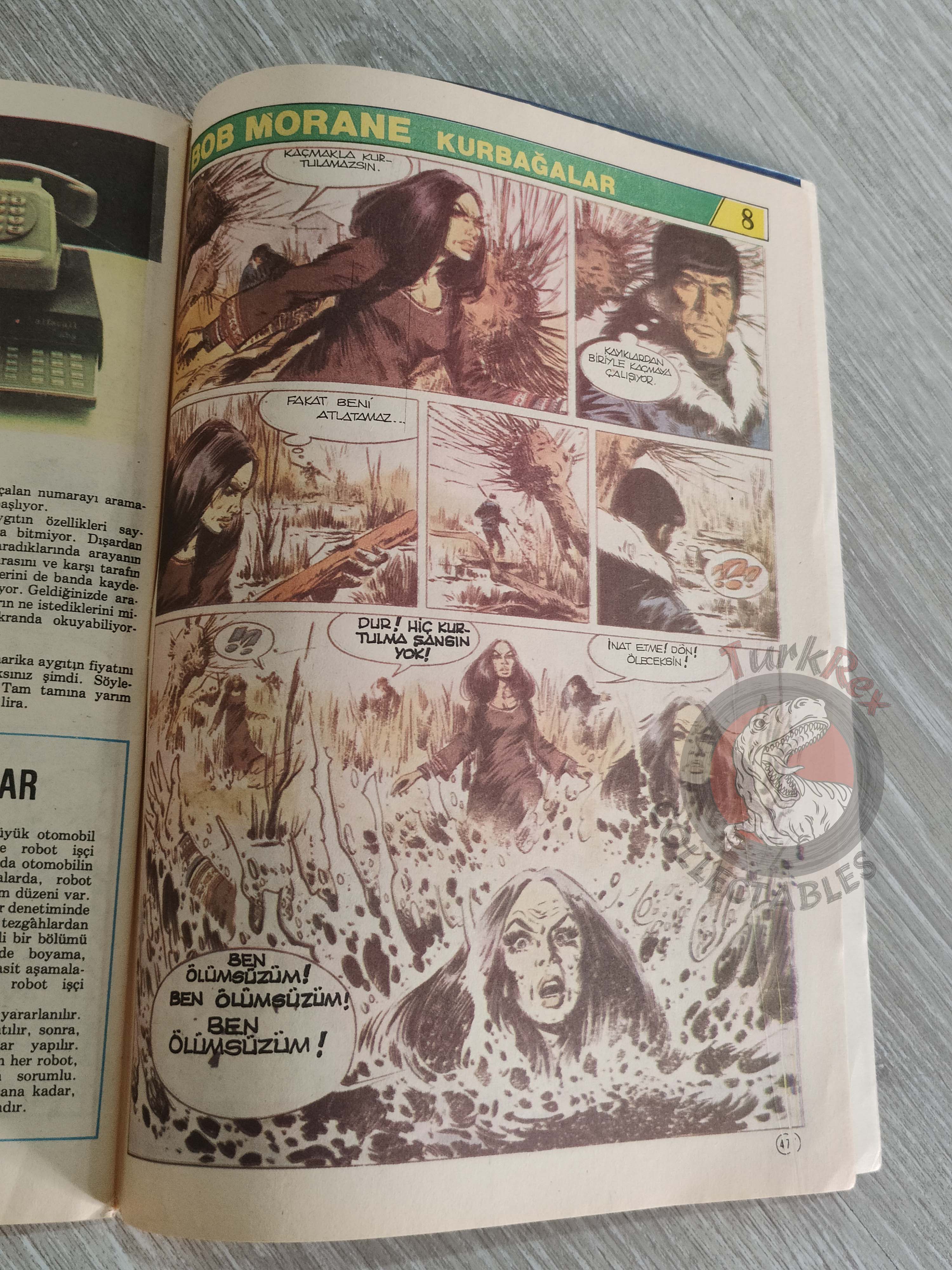 Milliyet Çocuk #7 1984 Turkish Comic Turkey Alice In Wonderland l'étalon noir Bob Morane Massagran