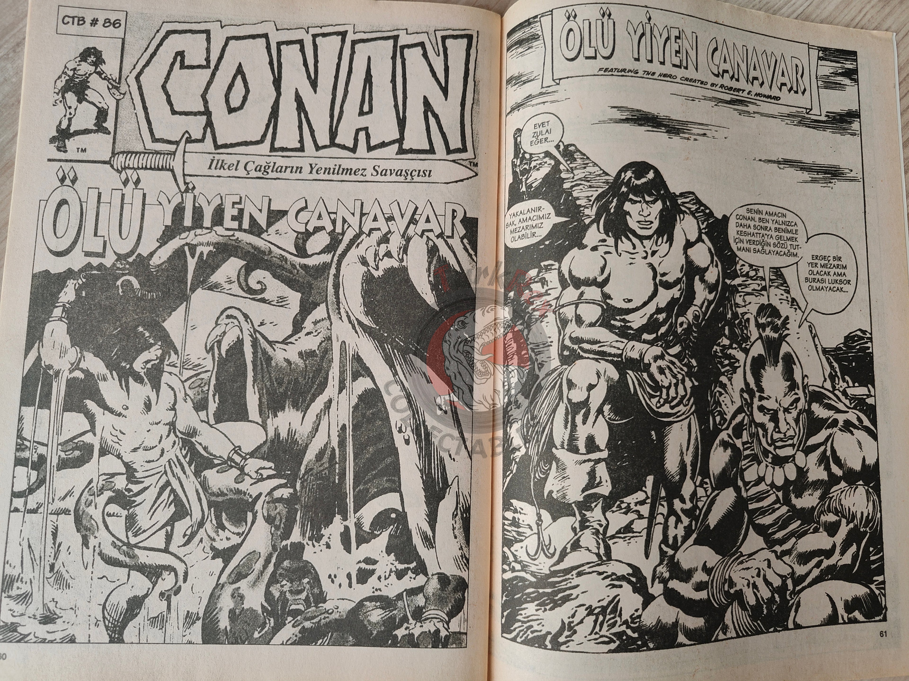Conan The Barbarian #8 2001 Turkish Comic Turkey #83 #84 #85 #86