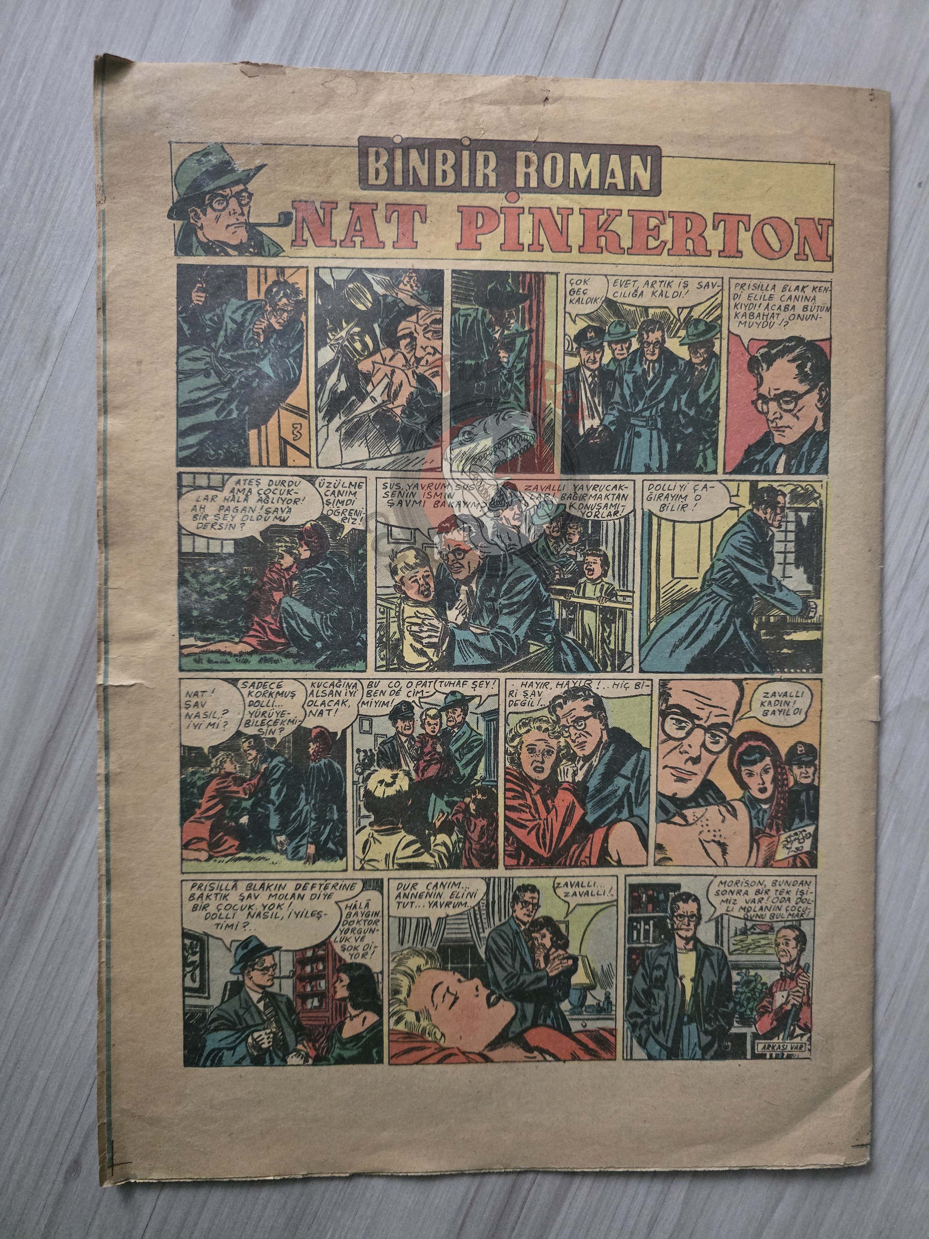 Binbir Roman #3 1948 The Phantom - Mandrake the Magician Turkish Comic Mag Turkey