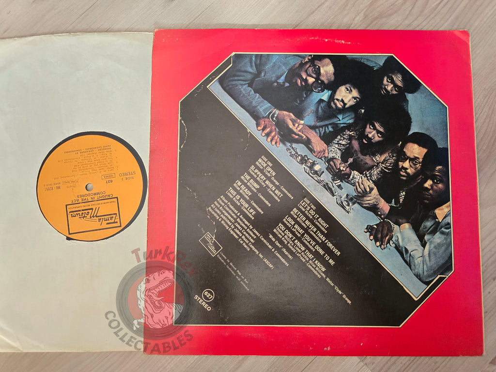 Commodores – Caught In The Act Turkish Pressing Vinyl Turkey Edition