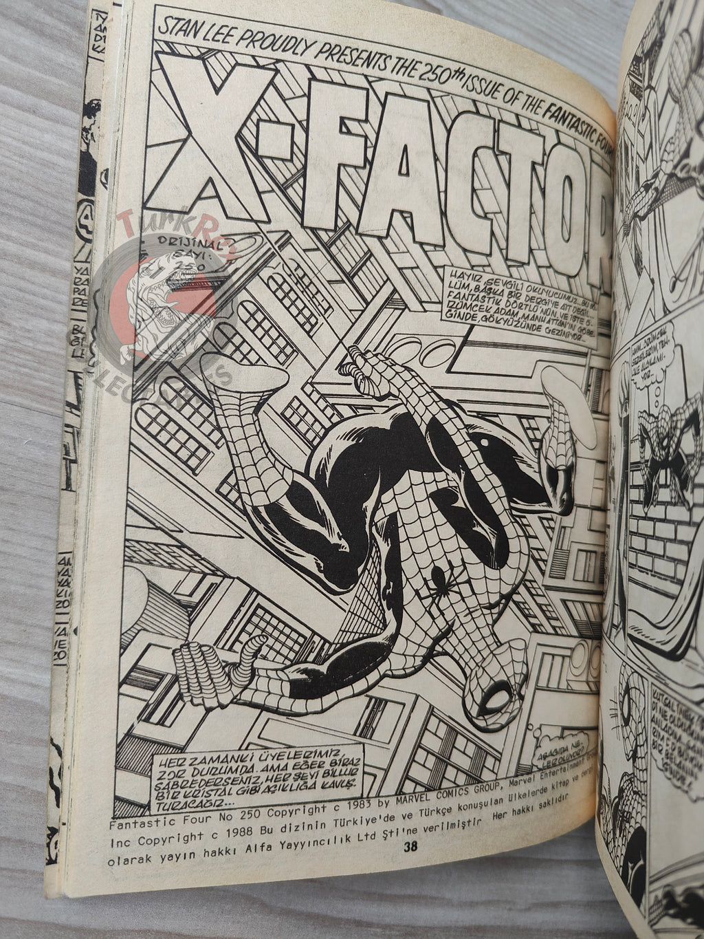 Fantastic Four Special Issue 1989 Turkish Comic Turkey #245 - #258