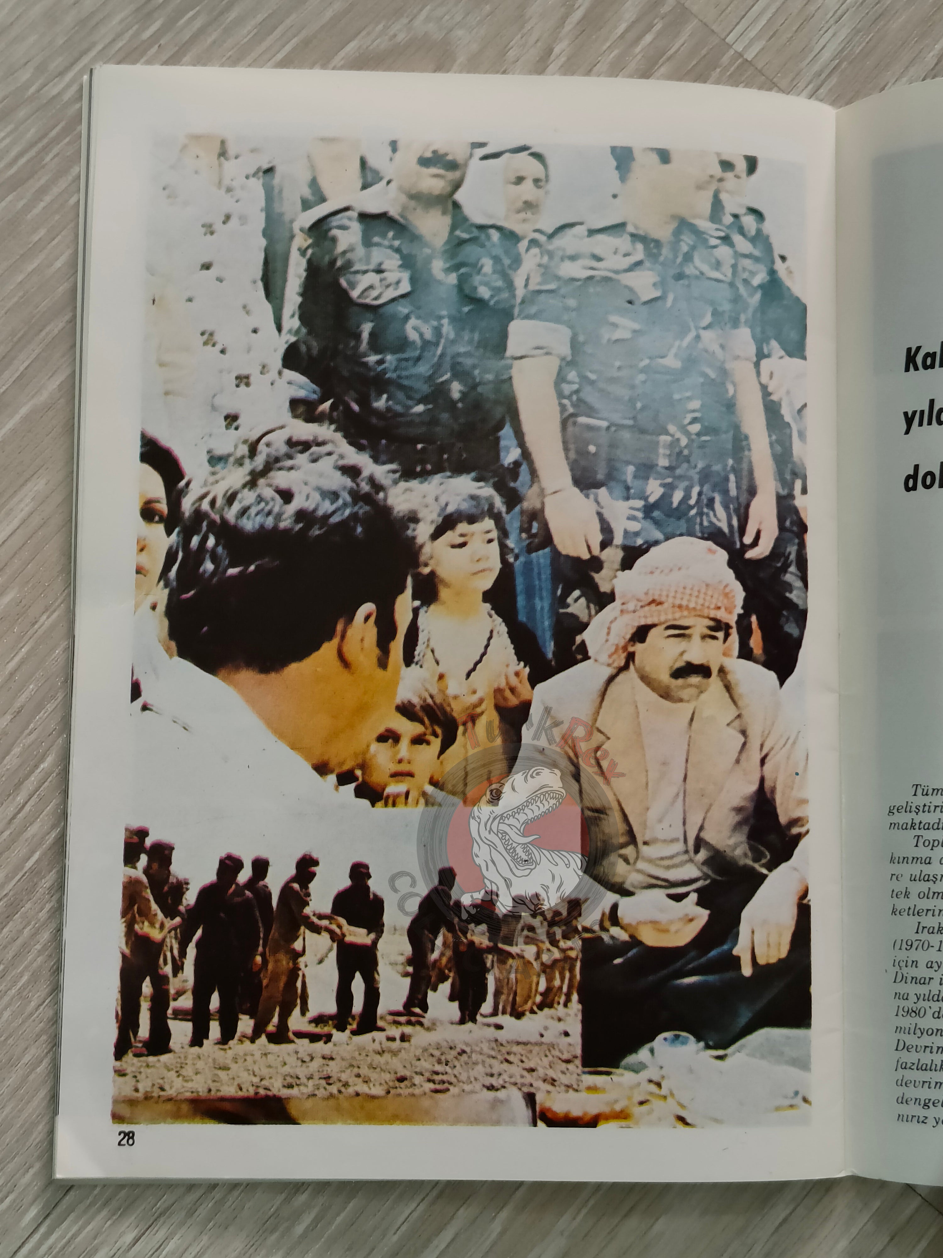 Saddam Hussein - The New Iraq 1980s Propaganda Book Turkish Middle East Iran