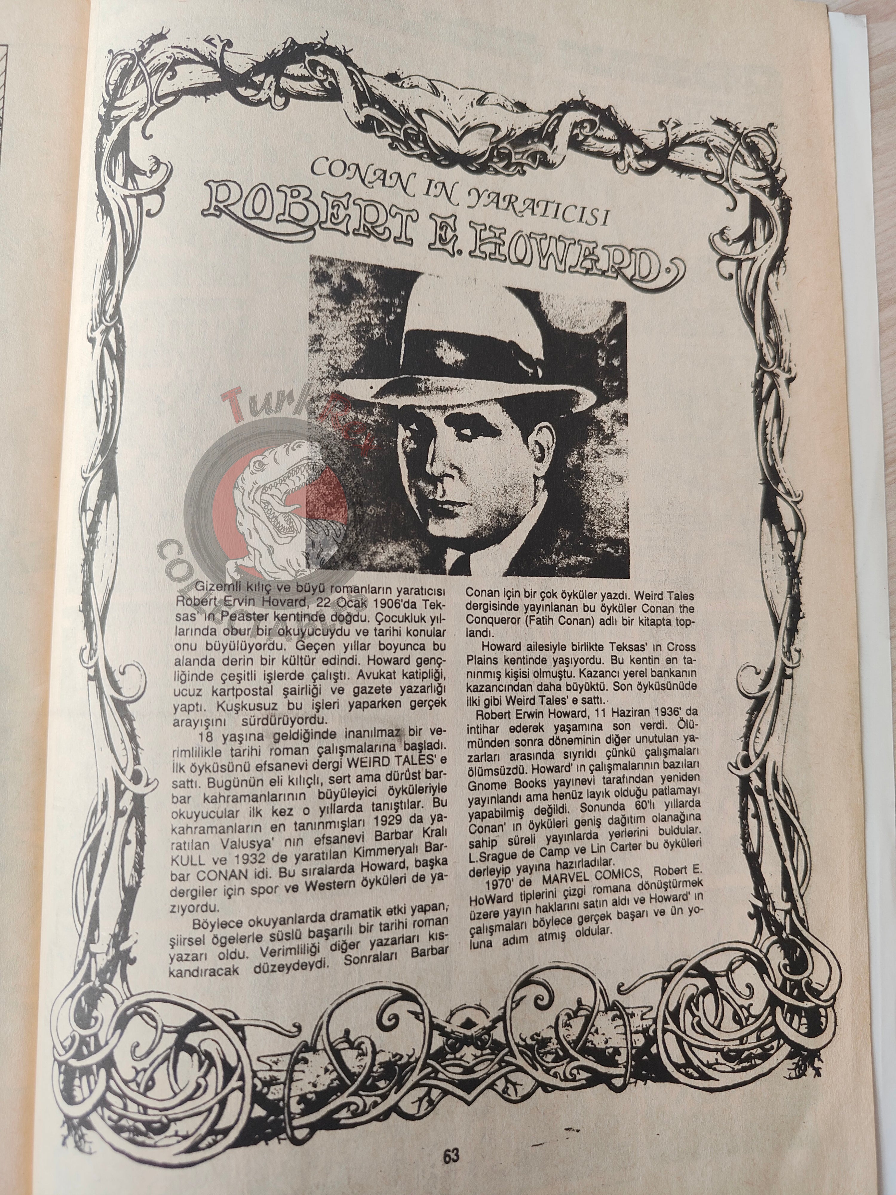 Conan & Tarzan #199 1994 Turkish Comic Turkey