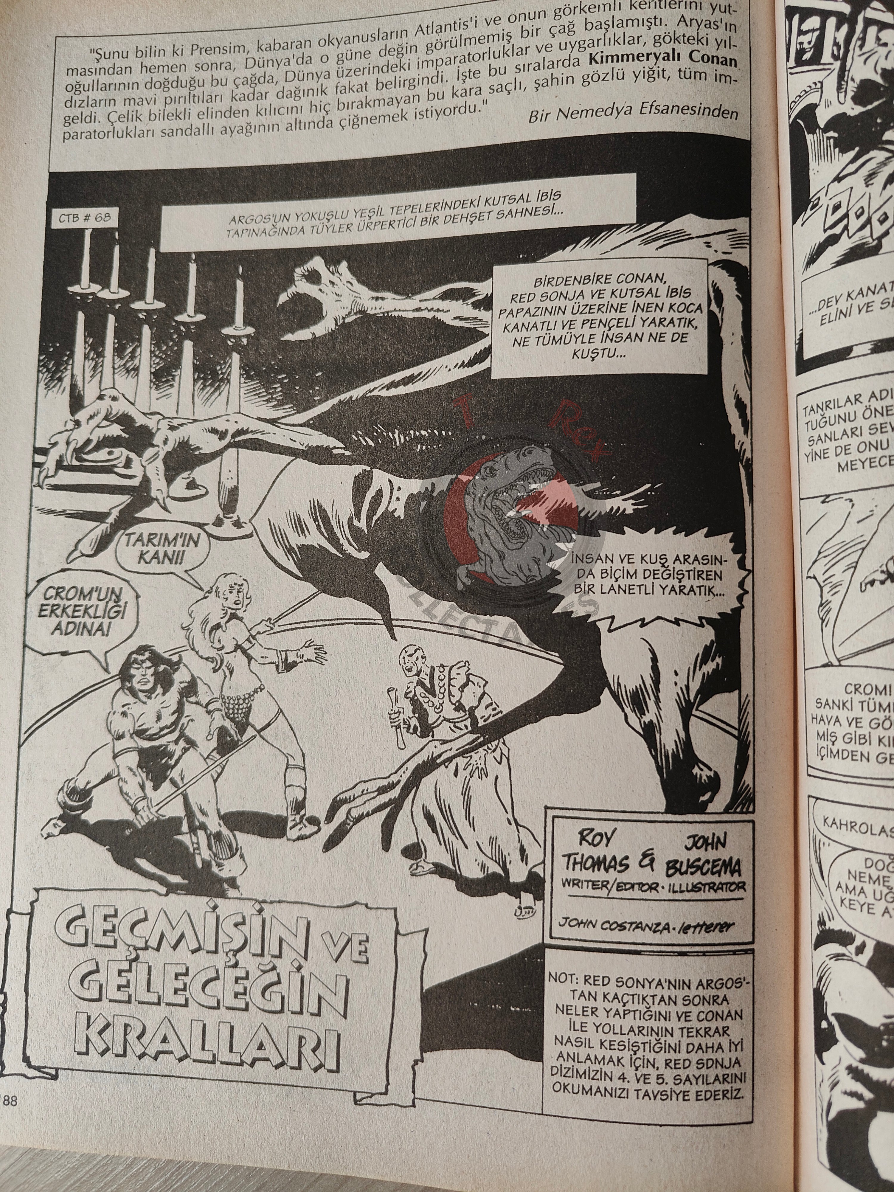 Conan The Barbarian #3 2001 Turkish Comic Turkey #65 #66 #67 #68