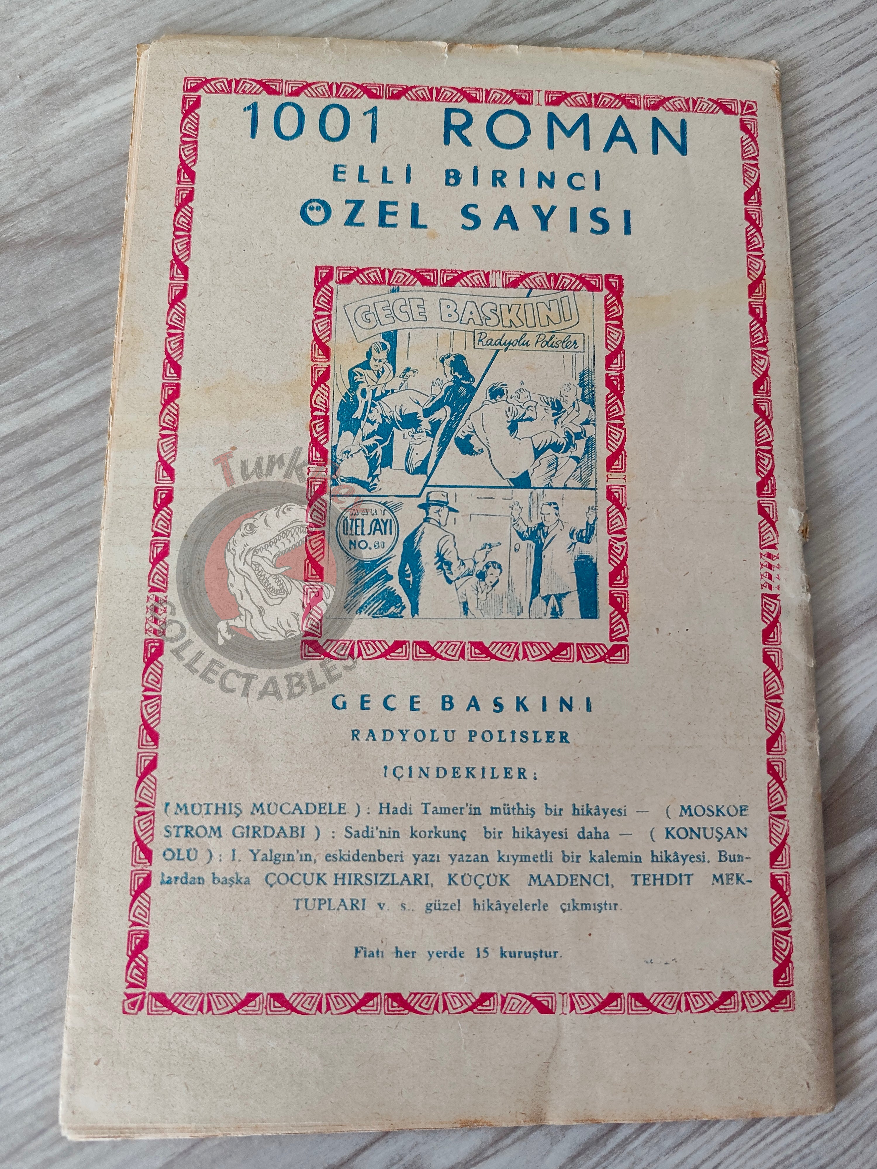 1001 Roman 1944 The Phantom - The Singh Brotherhood / The Sky Band Turkish Comic Mag Turkey