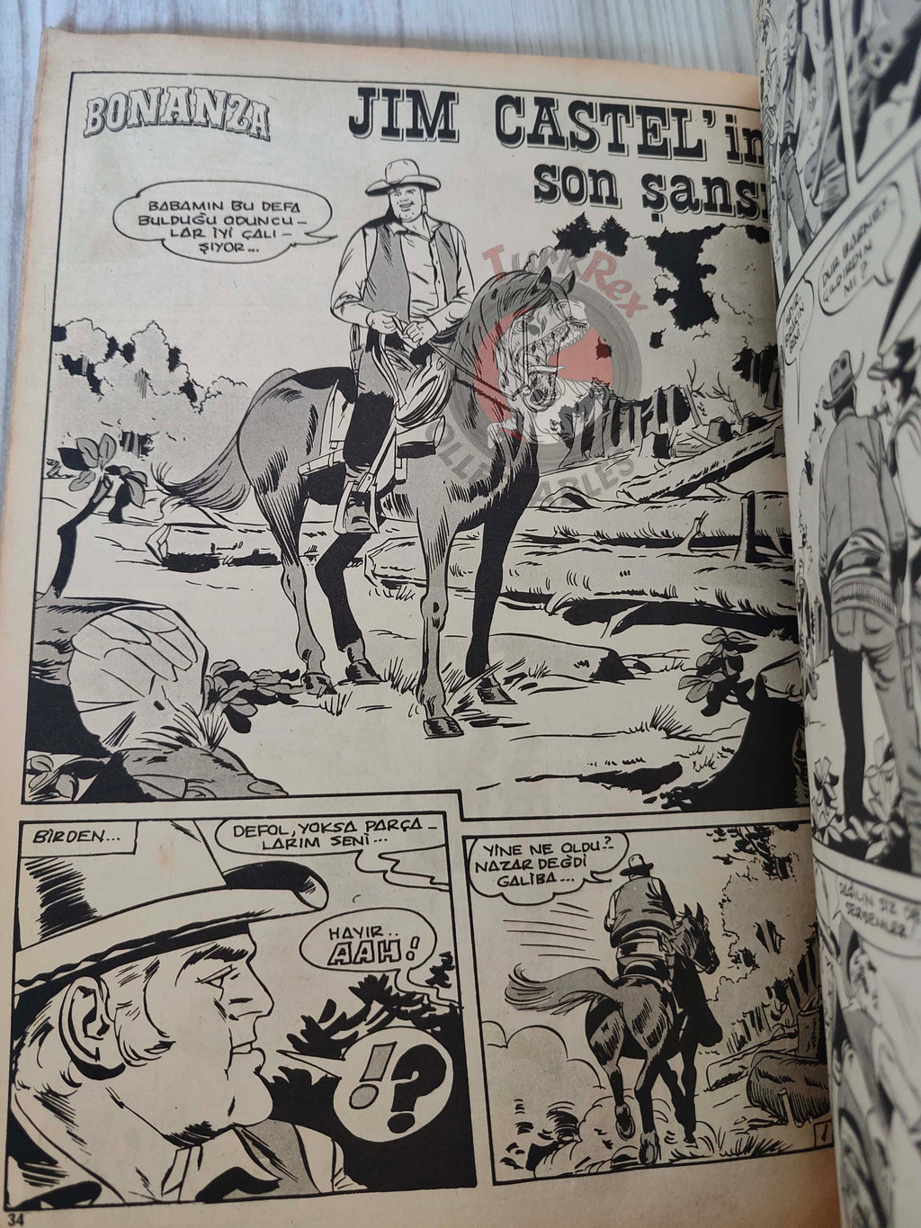 Bonanza – Volume 1 70s Turkish Comic Turkey Huckleberry Hound