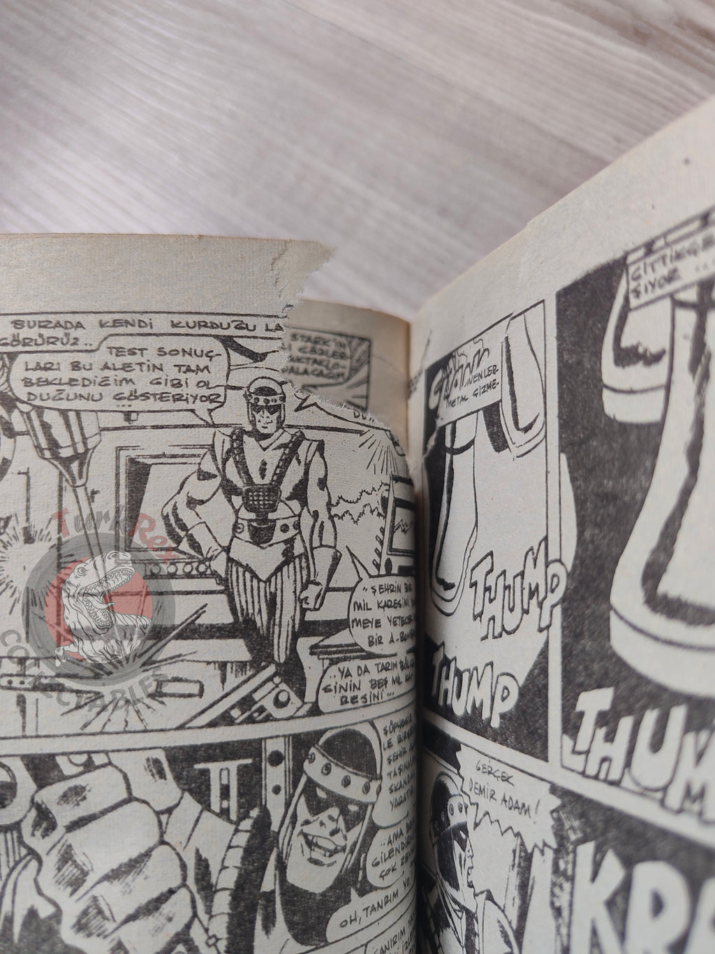 Iron Man #6 Demir Adam 1989 Turkish Comic Turkey #89 #90 #91 #92