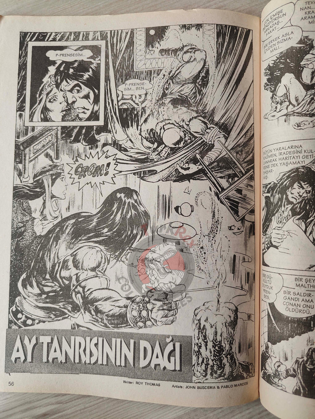 Conan #2 The Savage Sword of Conan #2 #3 Turkish Comic Turkey