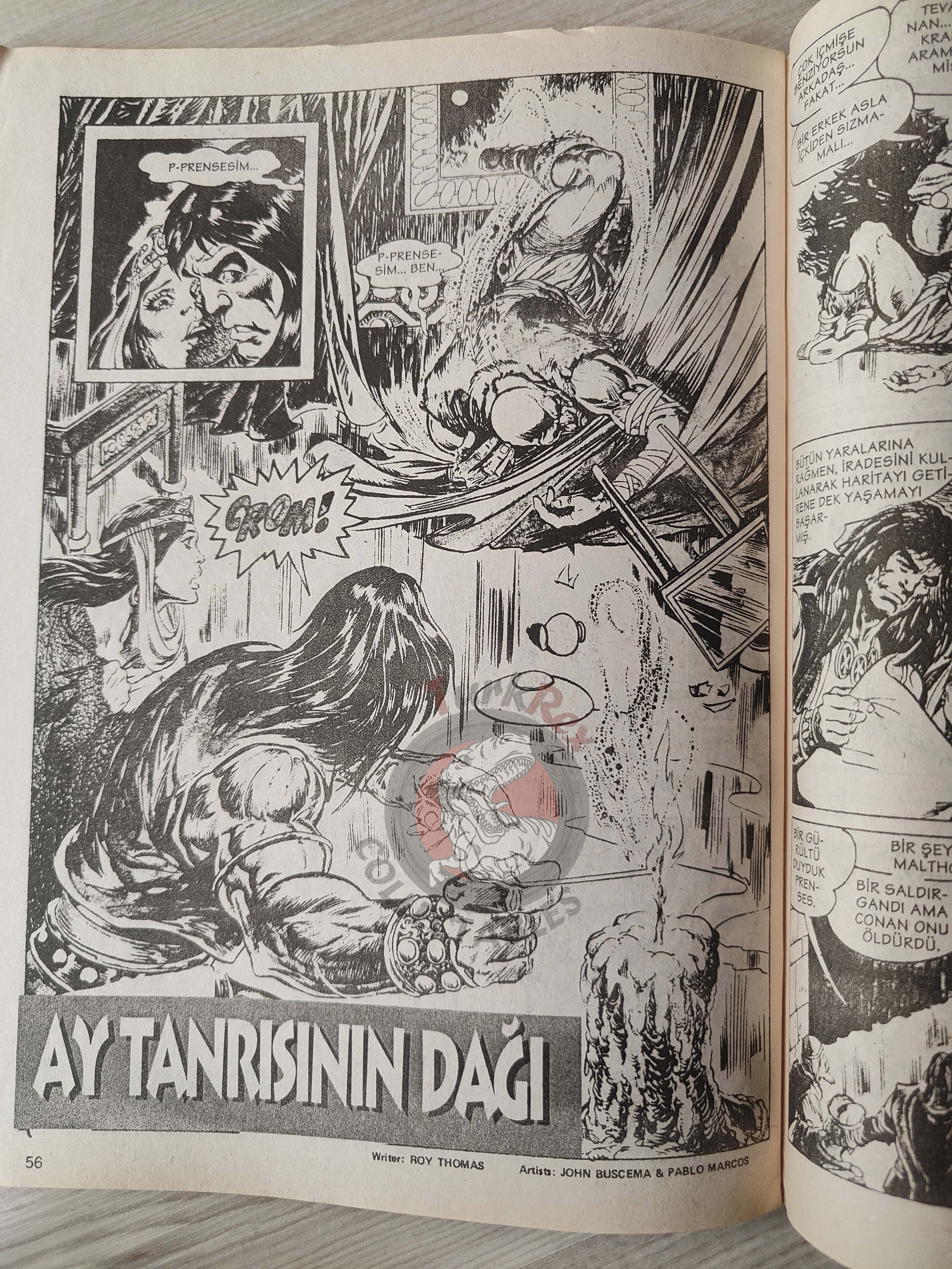 Conan #2 The Savage Sword of Conan #2 #3 Turkish Comic Turkey