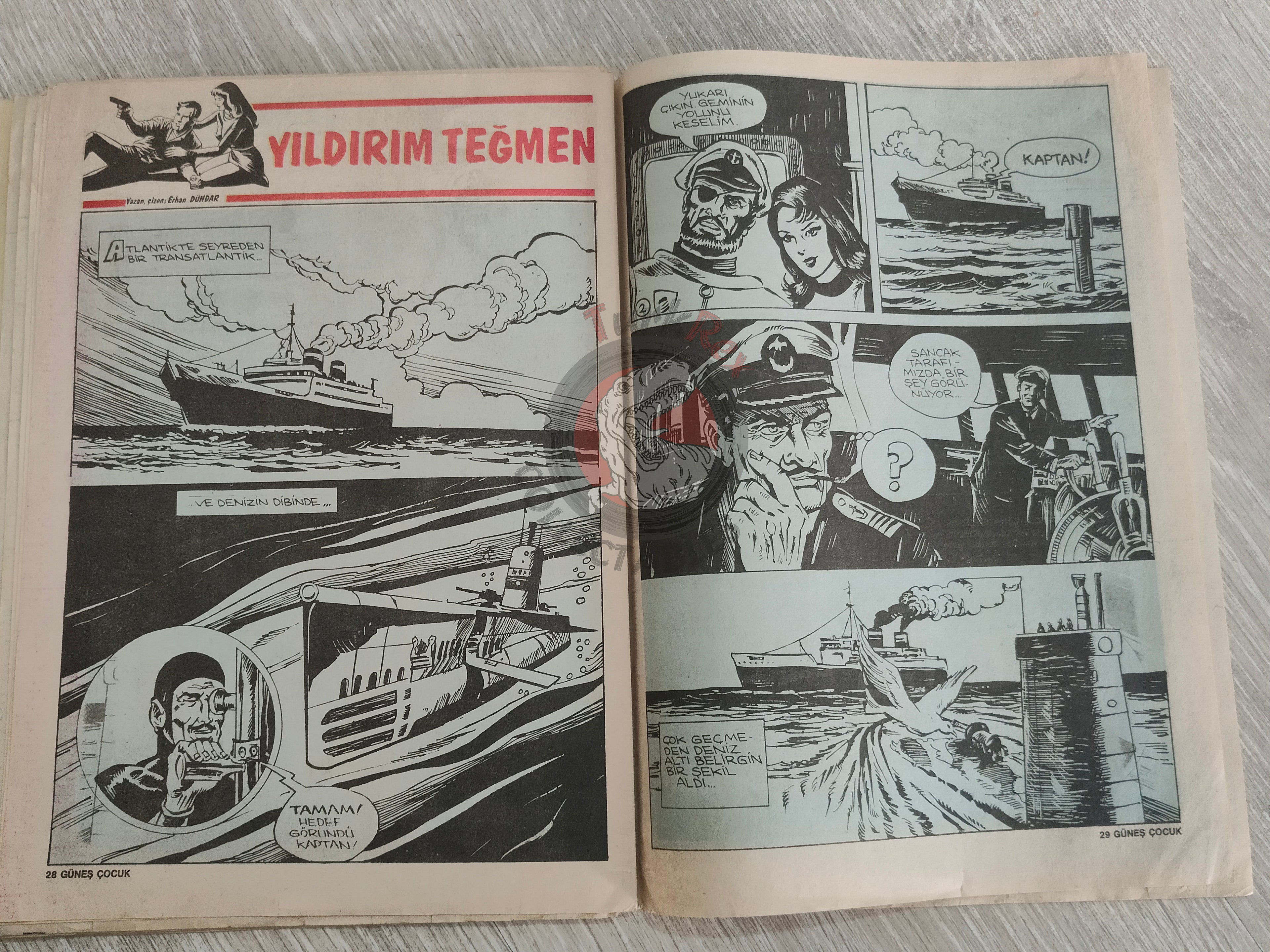 Güneş Çocuk #1 1989 Iron Fist, Indiana Jones, Pink Panther Turkish Comic Turkey