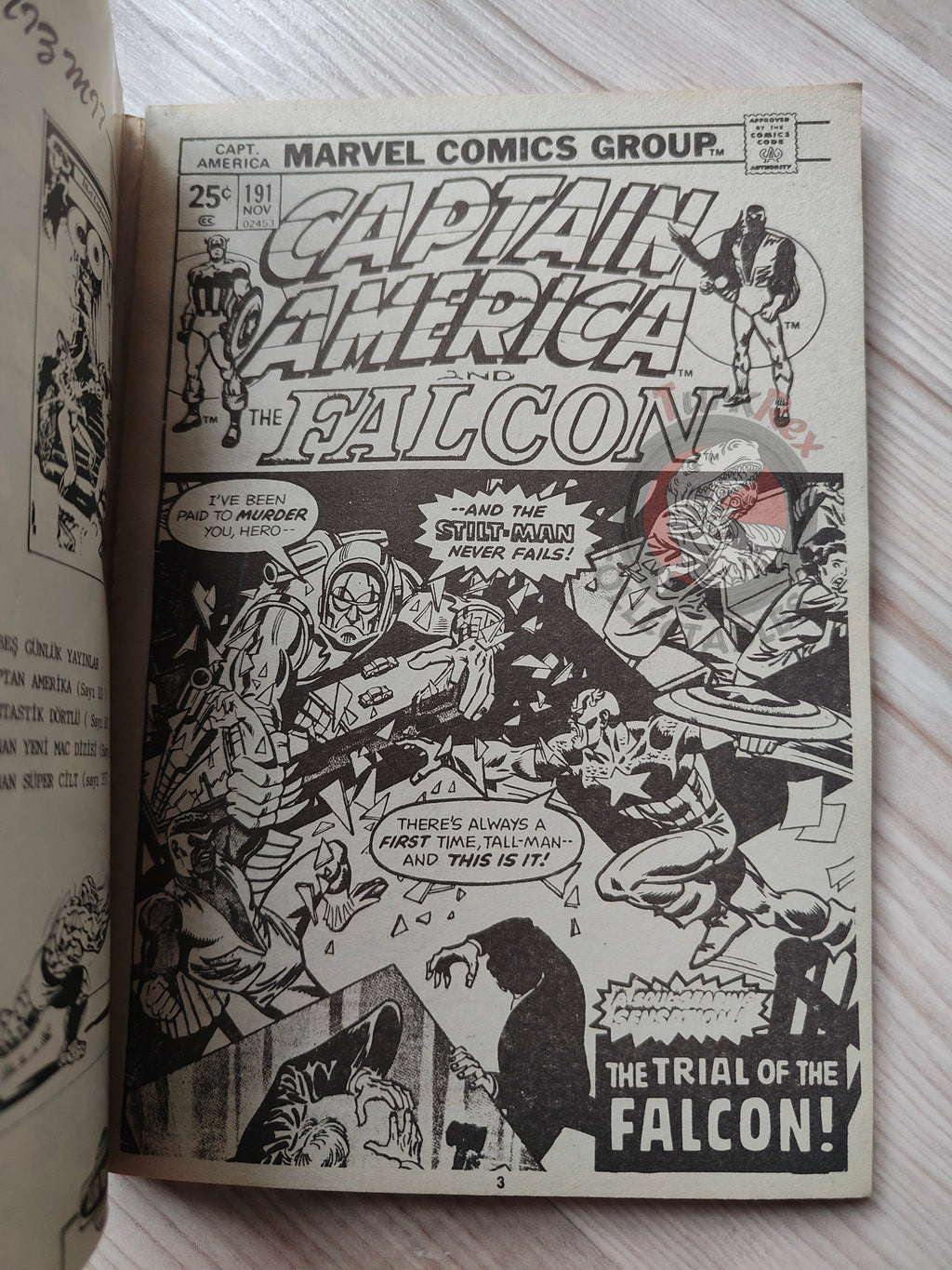 Captain America – Volume 5 1989 Turkish Comic Turkey