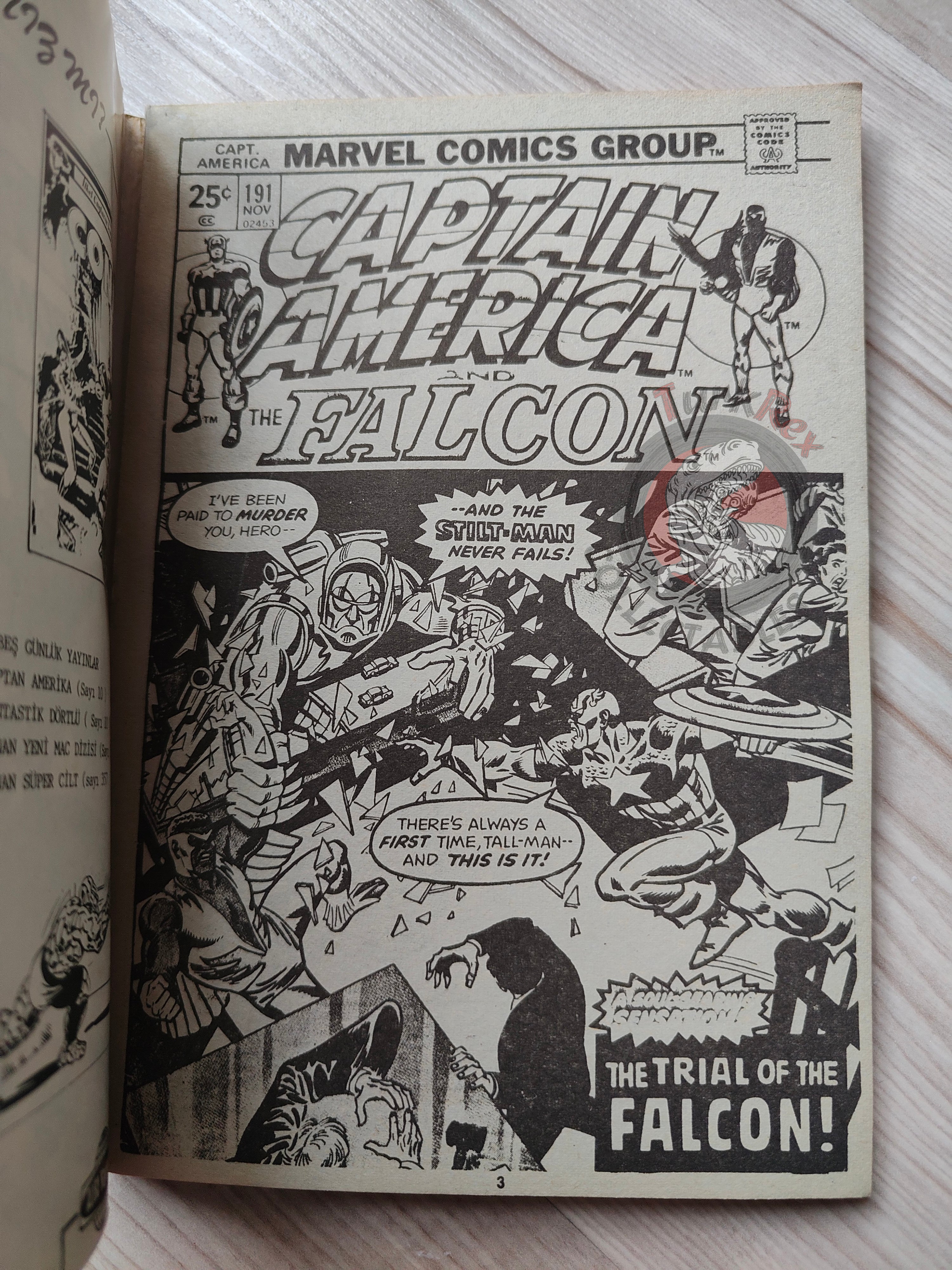 Captain America – Volume 5 1989 Turkish Comic Turkey