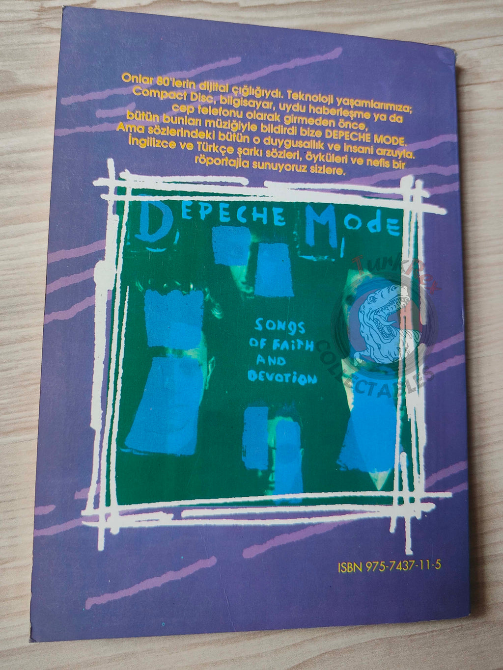 Depeche Mode Biography Book 1995 1st by Turkish Writer Book Turkey