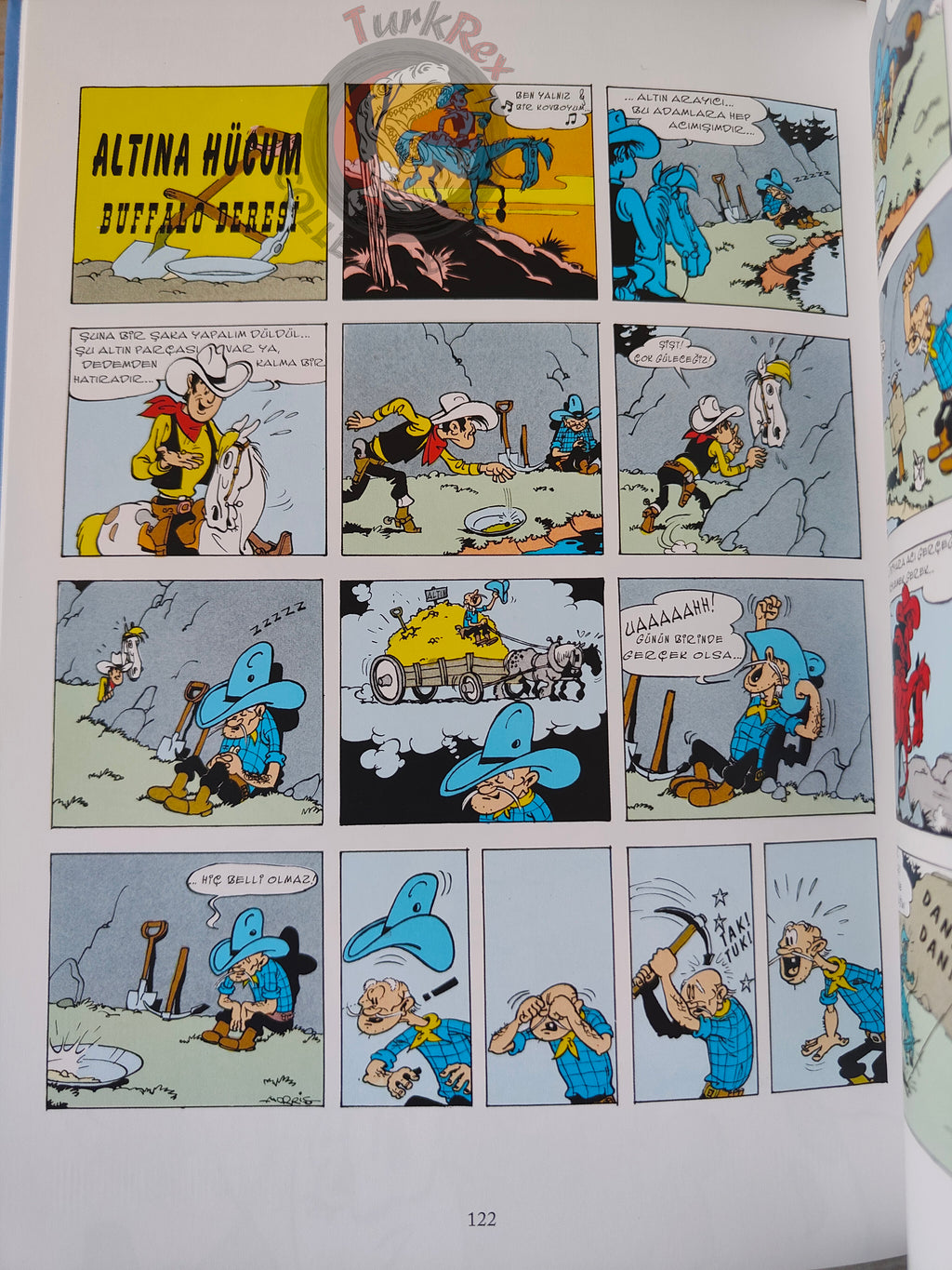 Lucky Luke – L'integrale #1 Turkish Comic Turkey Arizona Rodéo