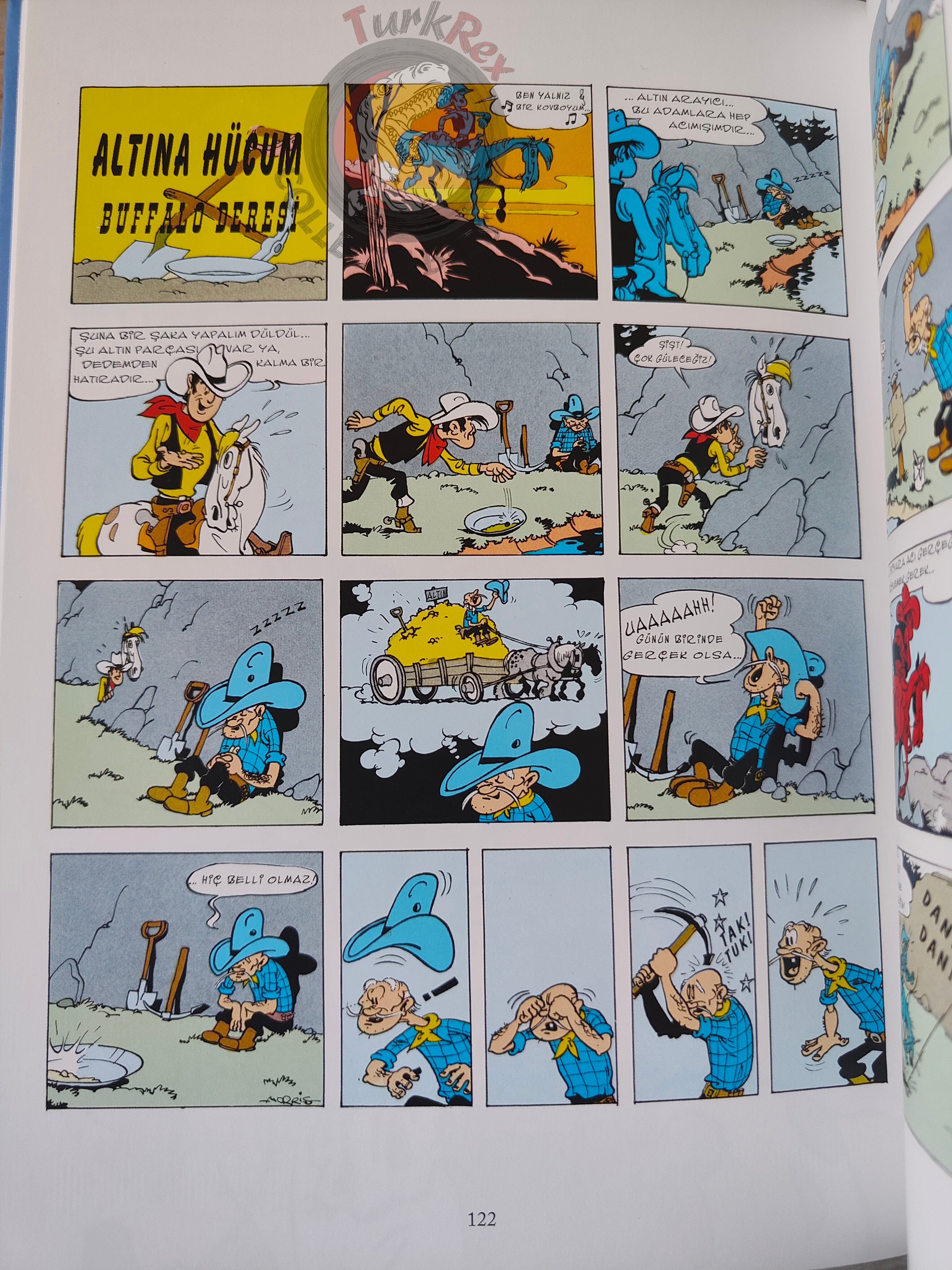 Lucky Luke – L'integrale #1 Turkish Comic Turkey Arizona Rodéo