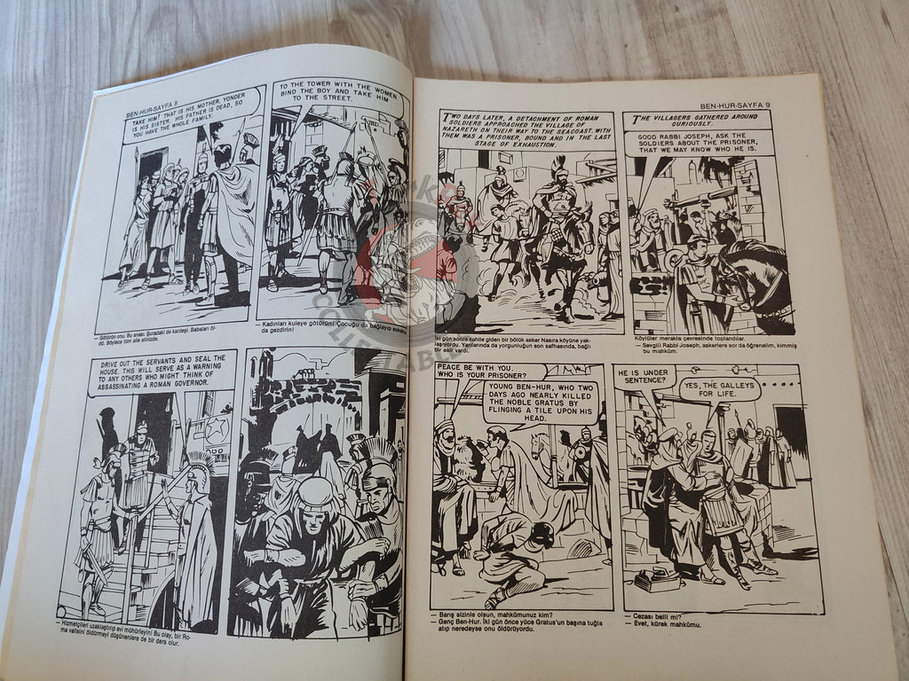 Ben-Hur – Lew Wallace Turkish Comic Turkey Classics Illustrated