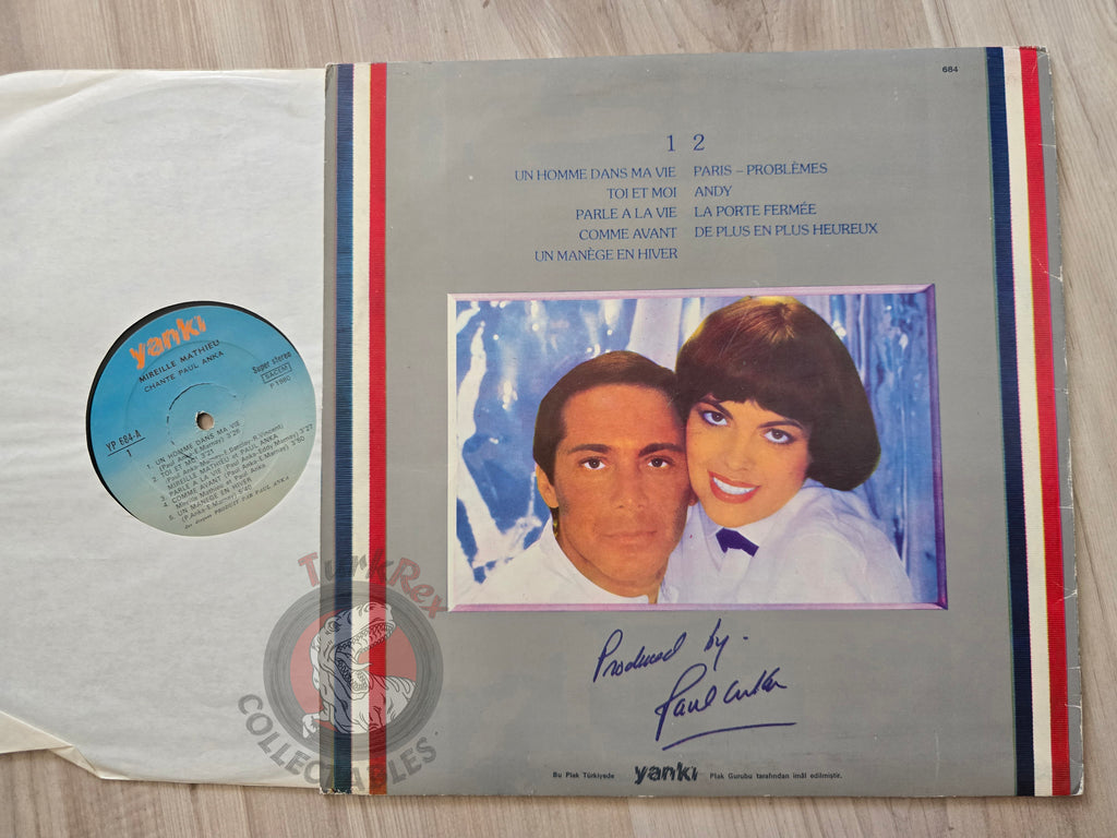 Mireille Mathieu Chante Paul Anka – Toi Et Moi Turkish Pressing Vinyl Turkey Edition