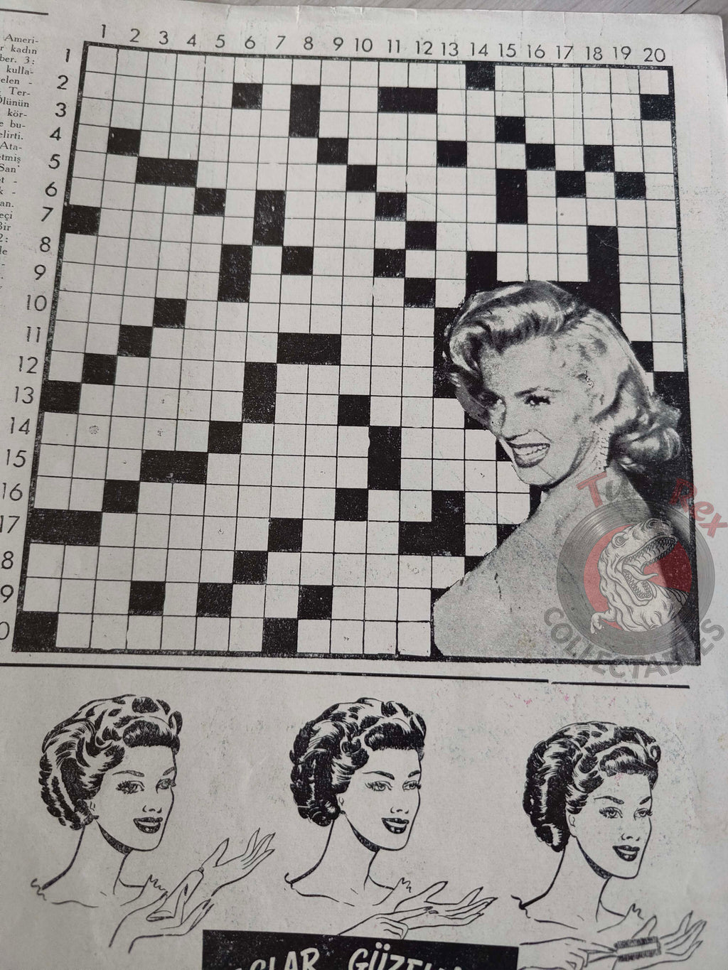 Hafta 1954 Marilyn Monroe Turkish Mag Turkey Gloria DeHaven Nina Sevilla World Beauty Contest
