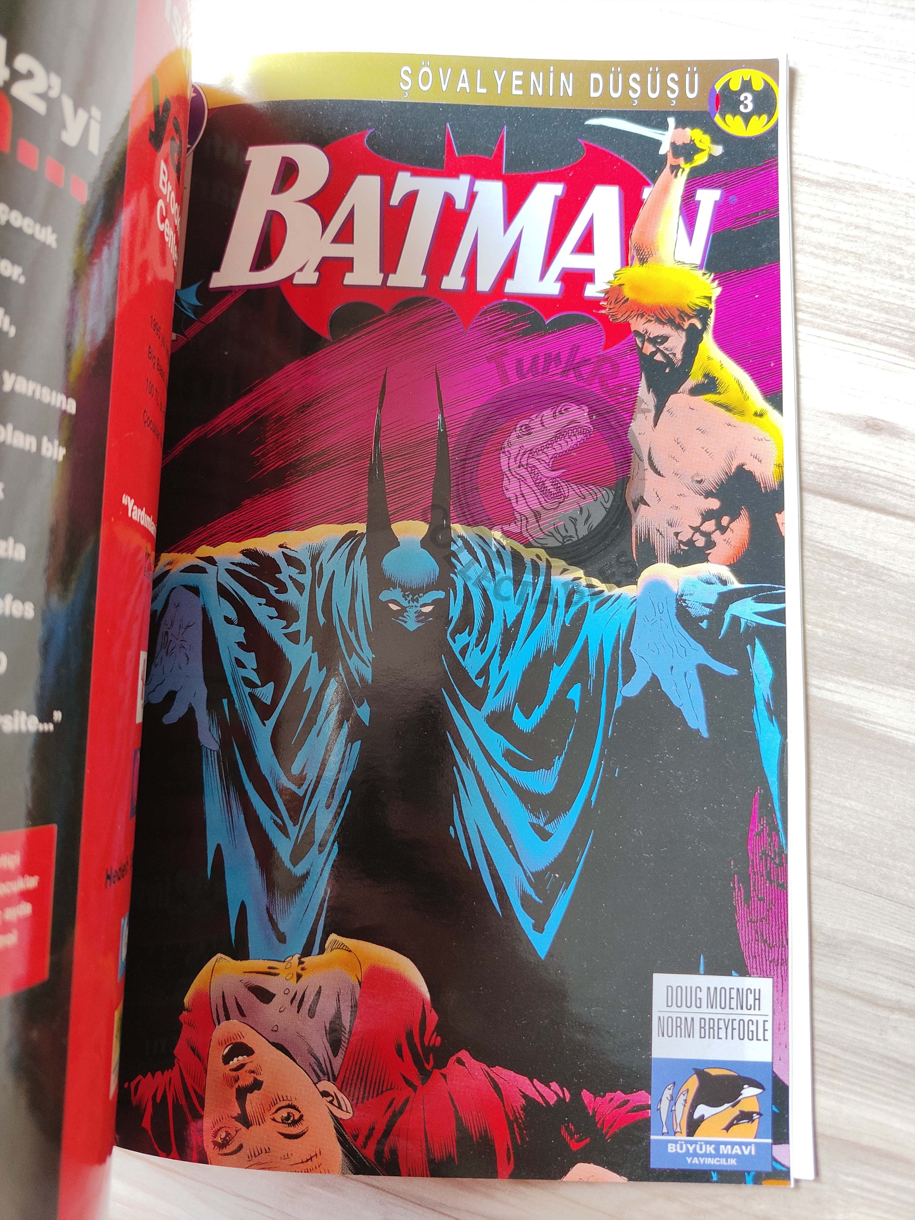 Batman: Knightfall Volume 1 1995 Turkish Comic Turkey  #491 #492 #493 #659