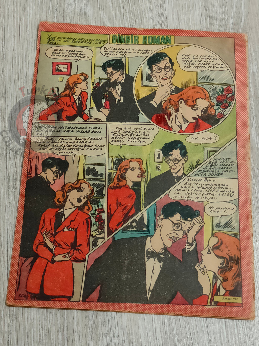 Binbir Roman #106 1950 Victor Hugo 93 - Mandrake Turkish Comic Mag Turkey
