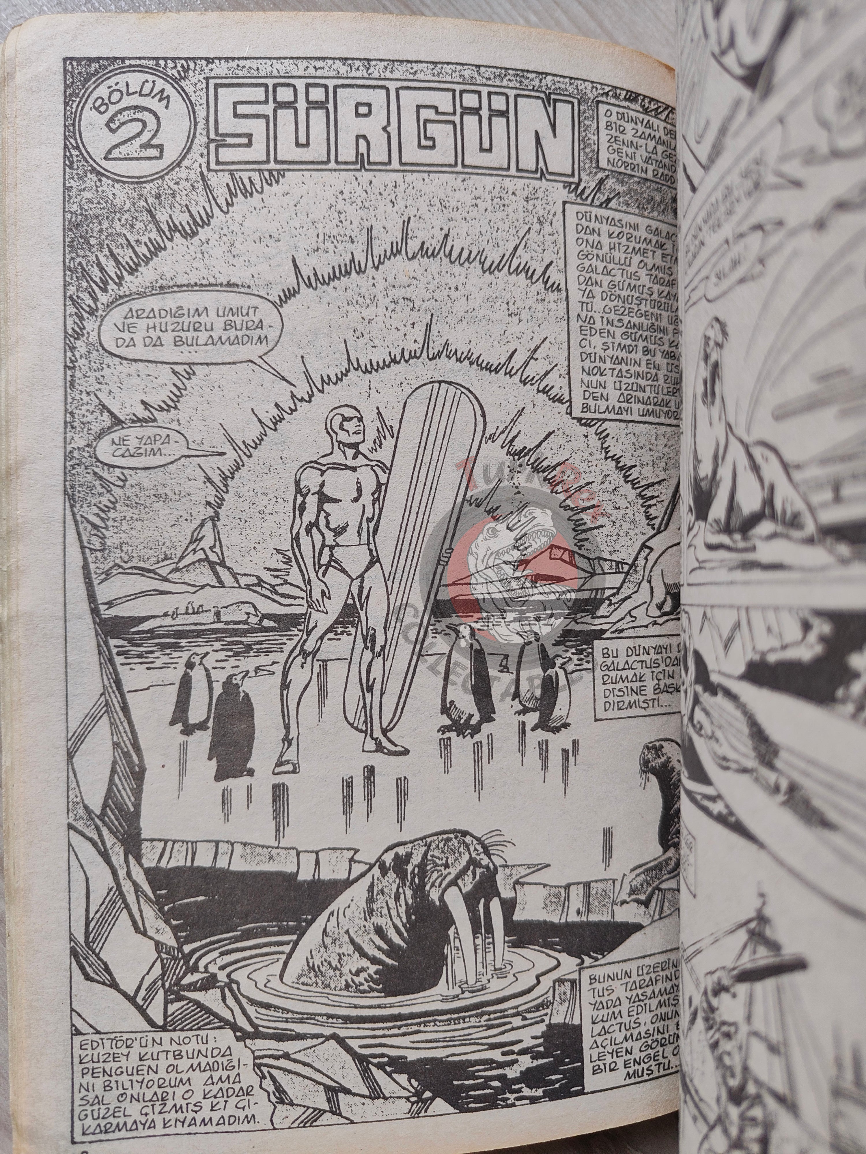 Silver Surfer Vol #5 1989 Turkish Comic Turkey Fantastic Four #155 #156 #157 Hulk #250