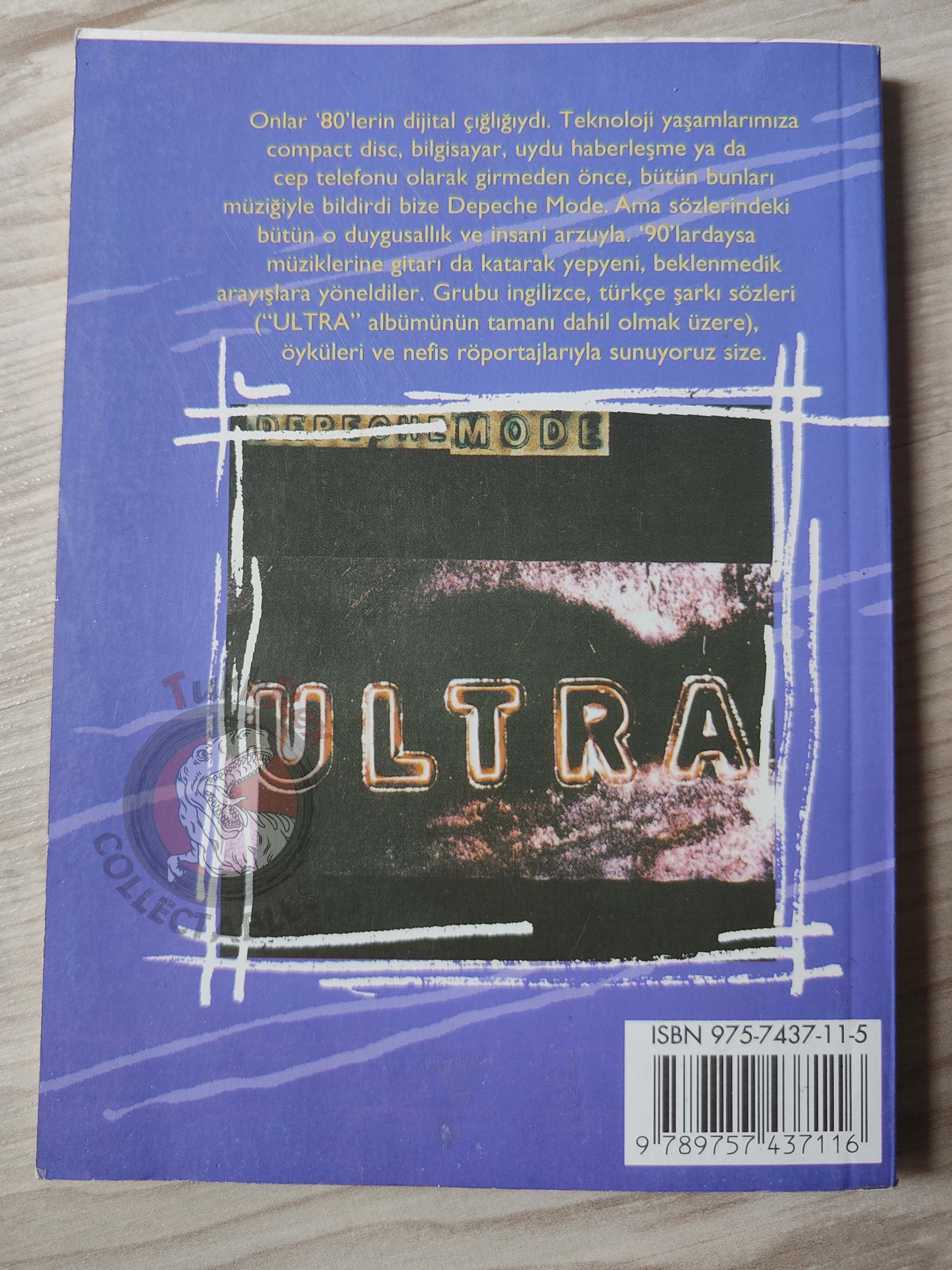 Depeche Mode  Biography Book 1997 by Turkish Writer Book Turkey