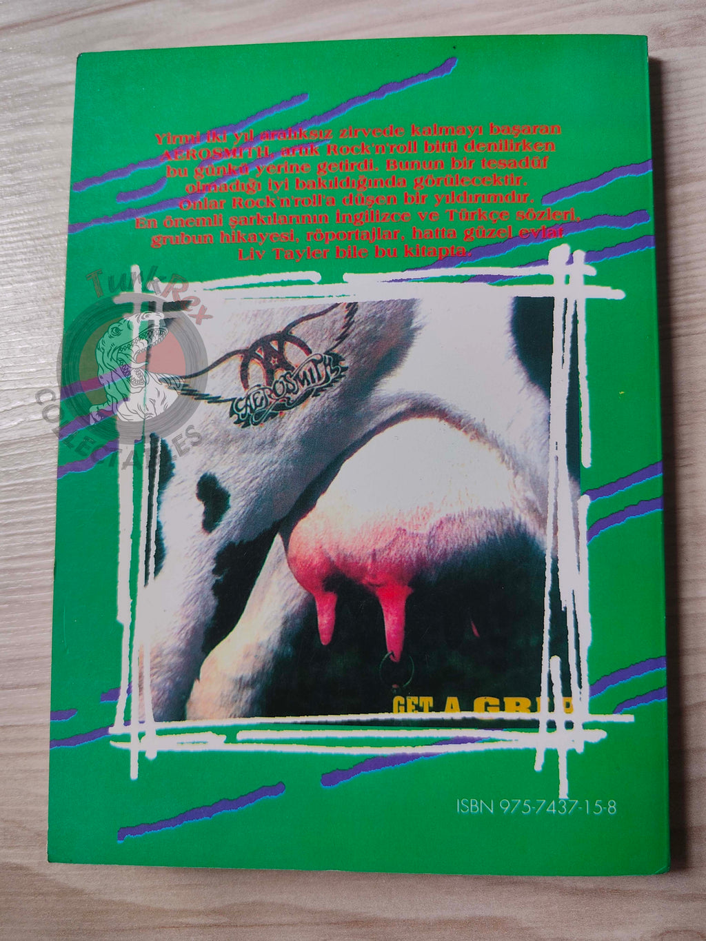 Aerosmith Biography Book 1995 1st by Turkish Writer Book Turkey